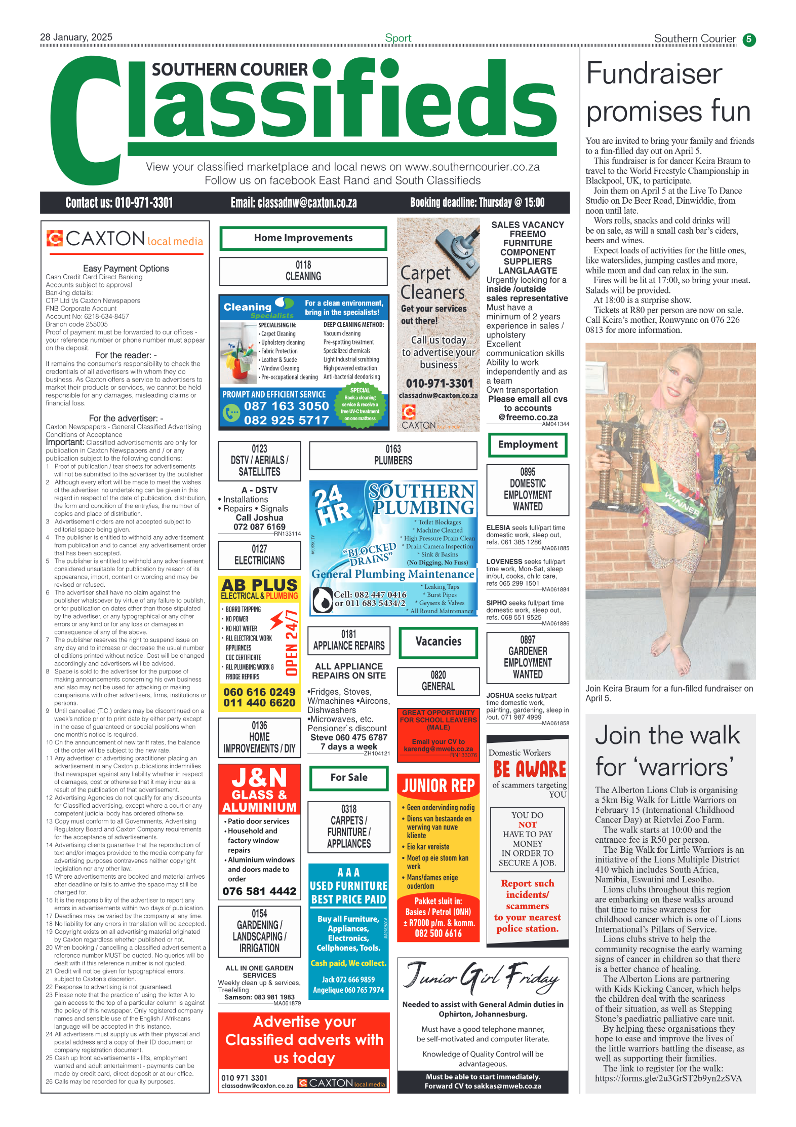 Southern Courier 28 January 2025 page 7