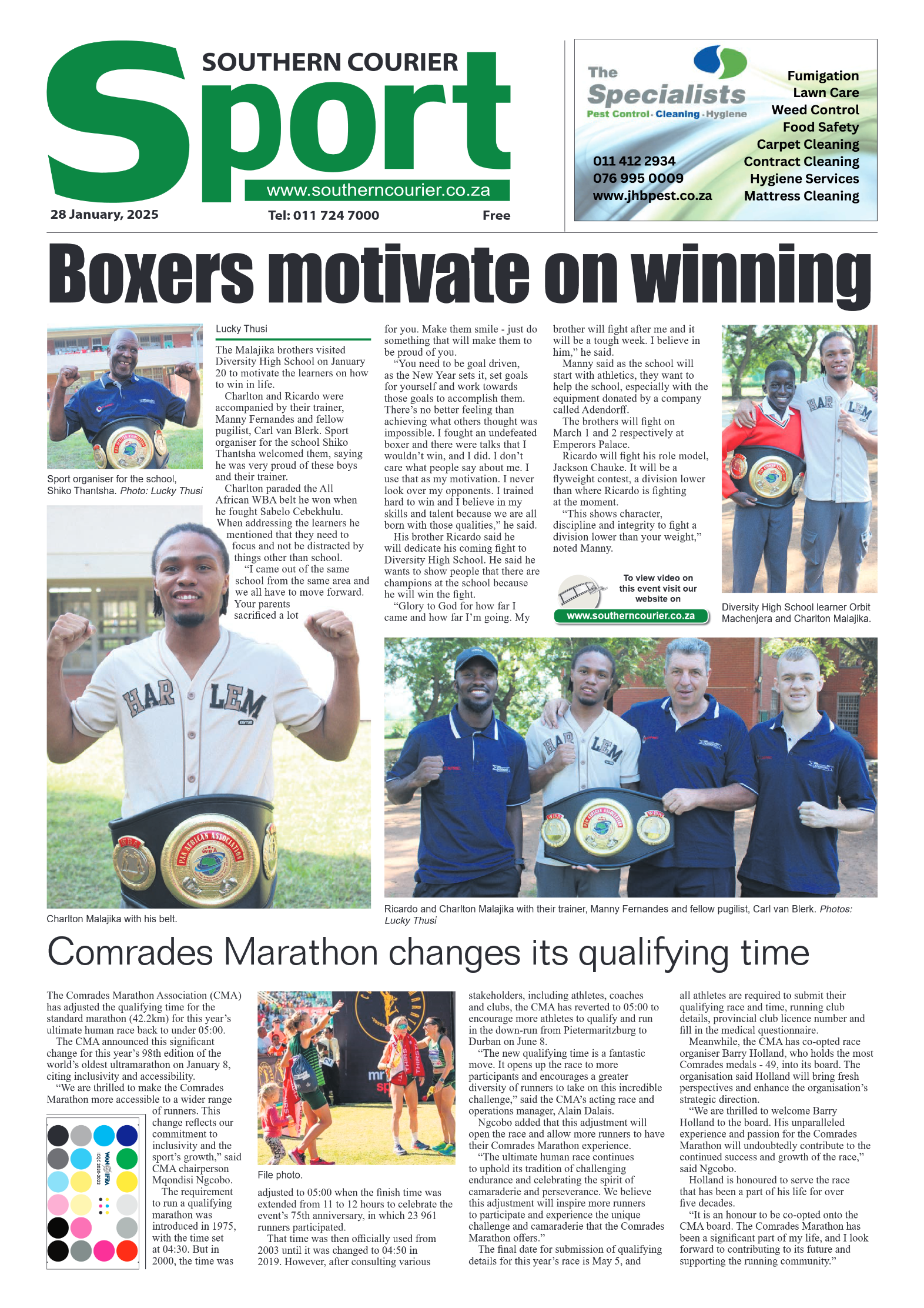 Southern Courier 28 January 2025 page 8