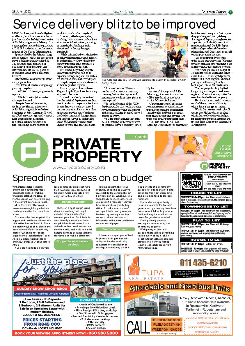 Southern Courier 28 June 2022 page 7