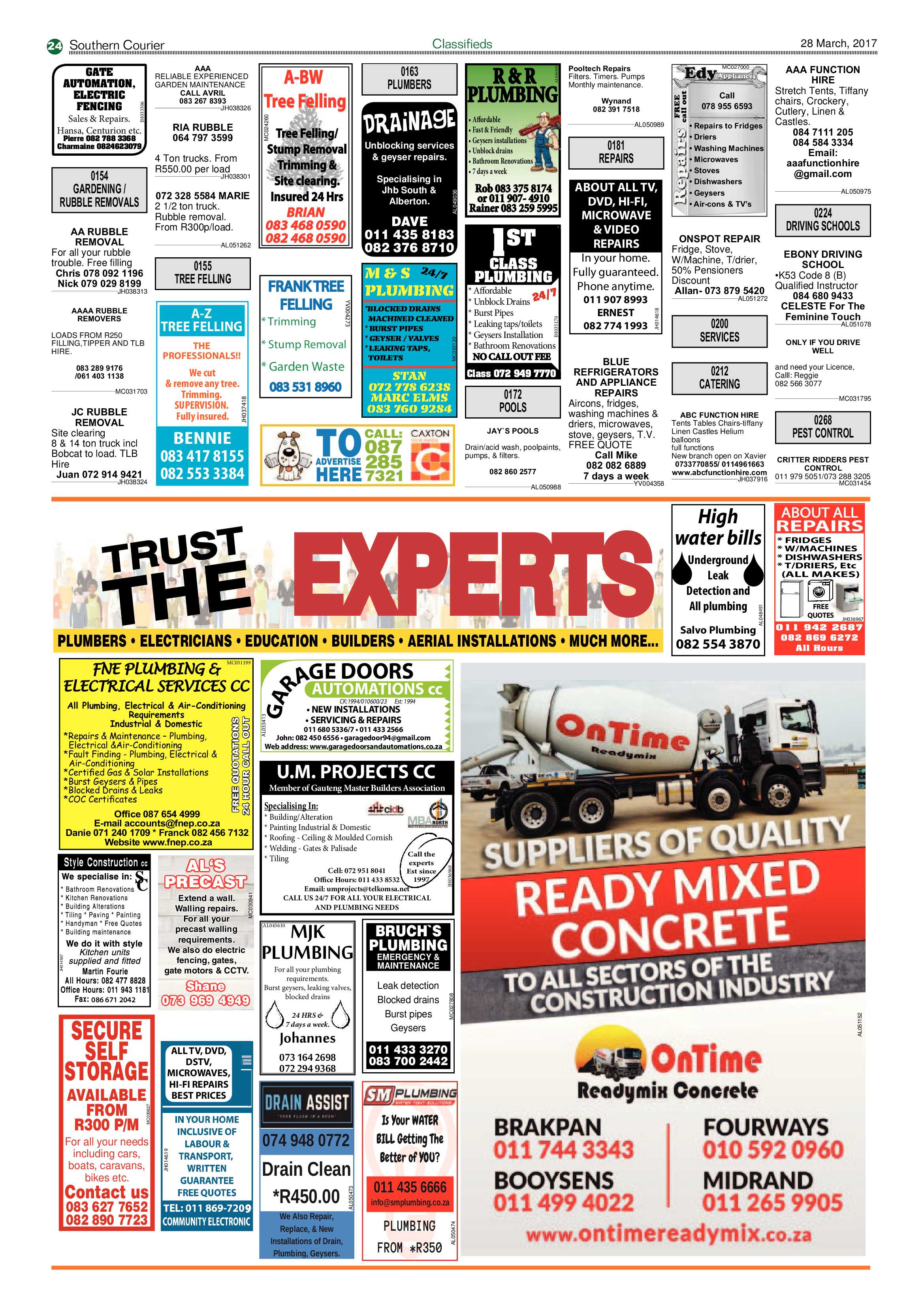 Southern Courier 28 March 2017 page 24