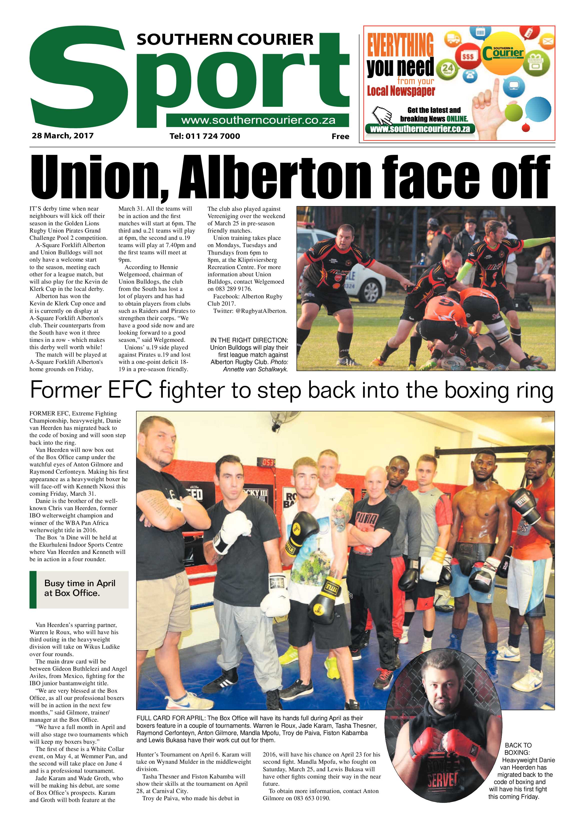 Southern Courier 28 March 2017 page 28