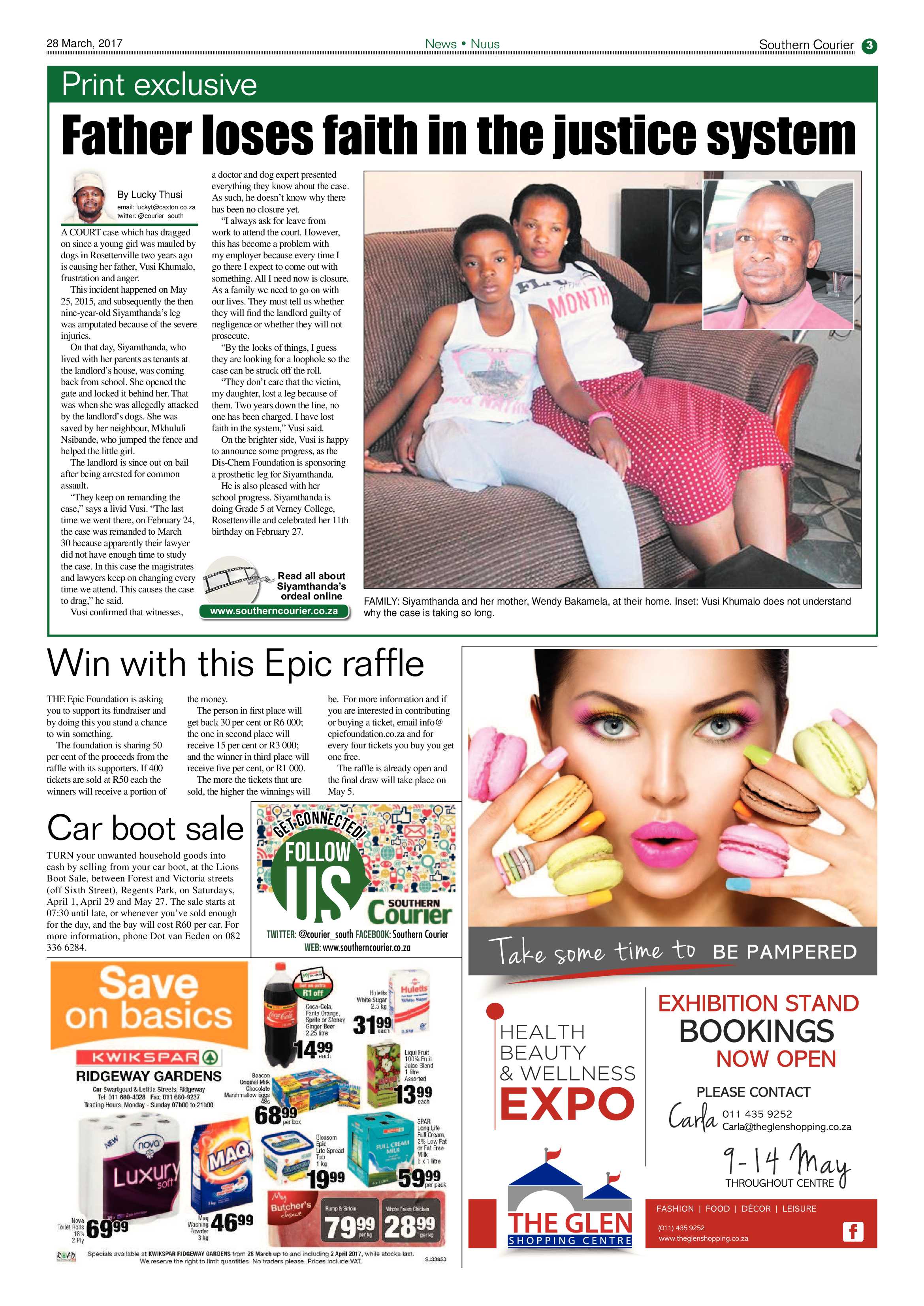 Southern Courier 28 March 2017 page 3