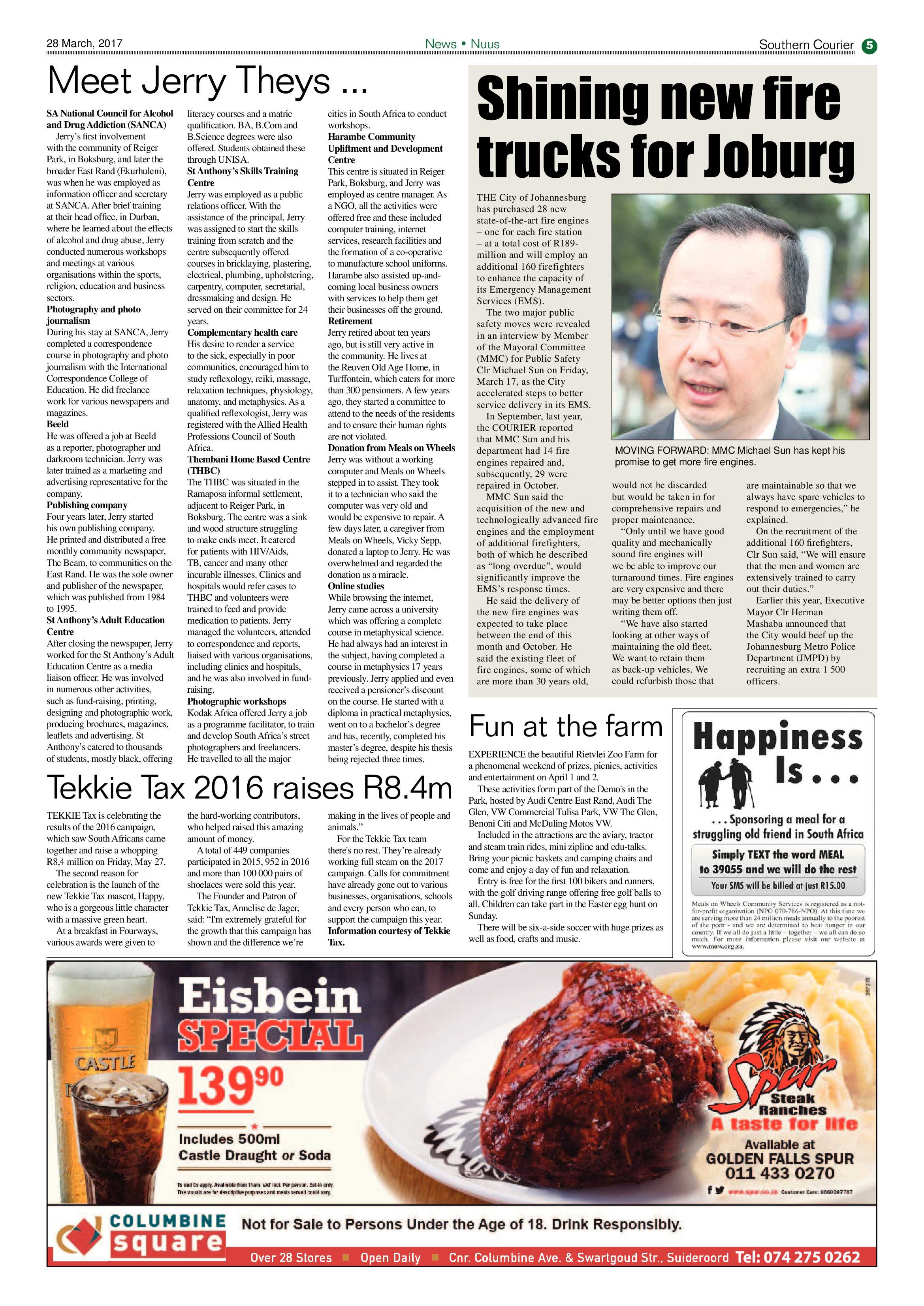 Southern Courier 28 March 2017 page 5
