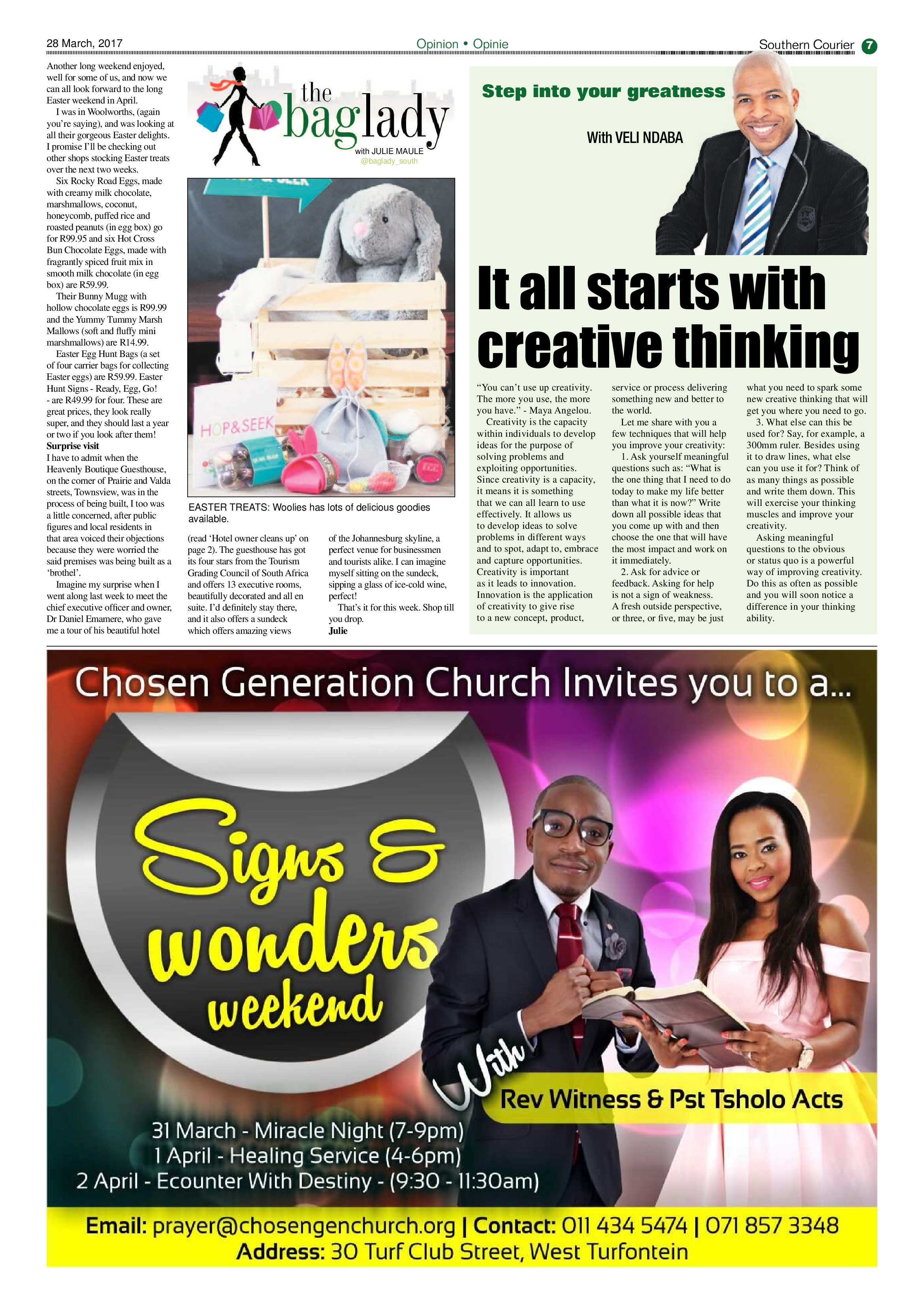 Southern Courier 28 March 2017 page 7