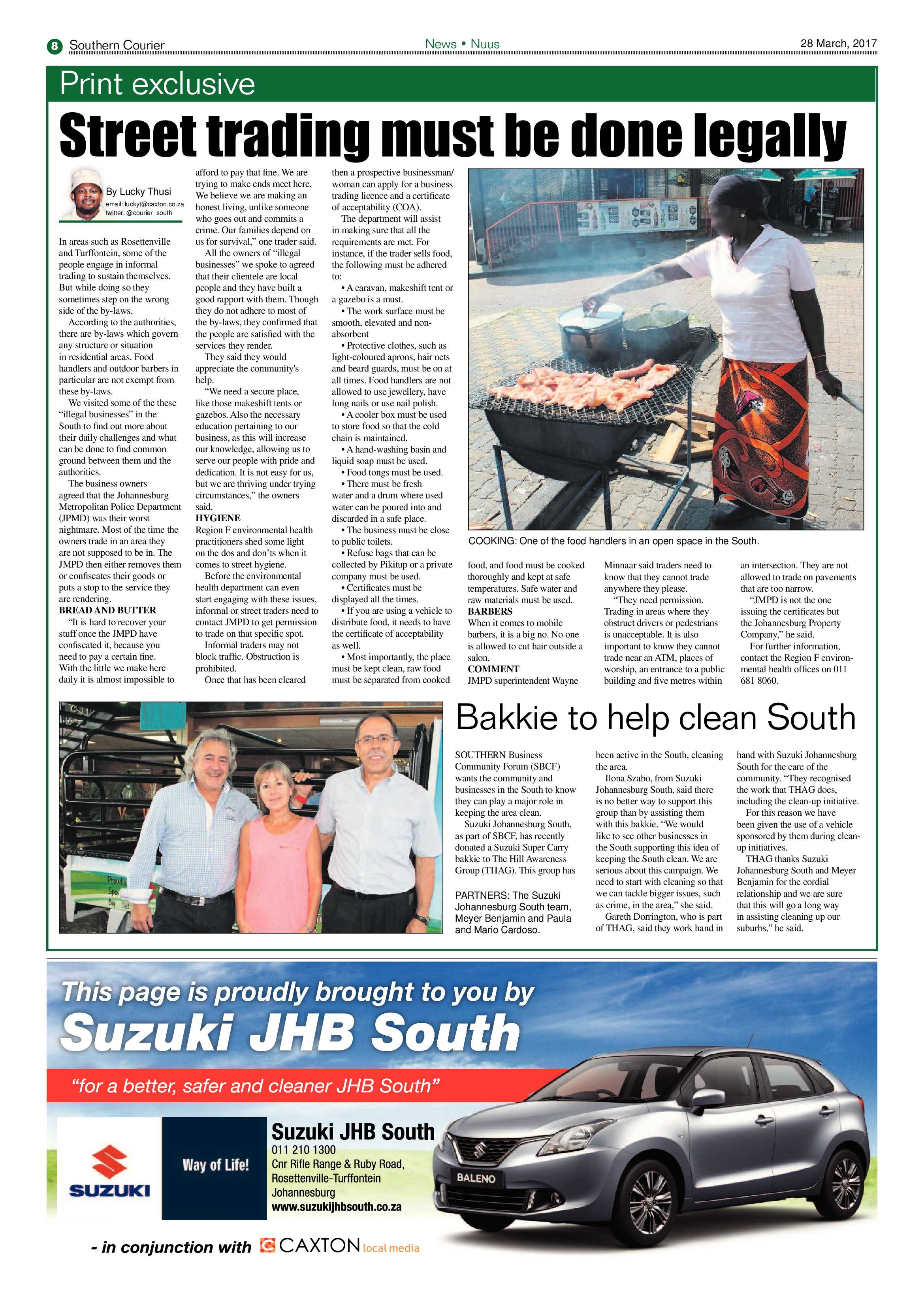 Southern Courier 28 March 2017 page 8