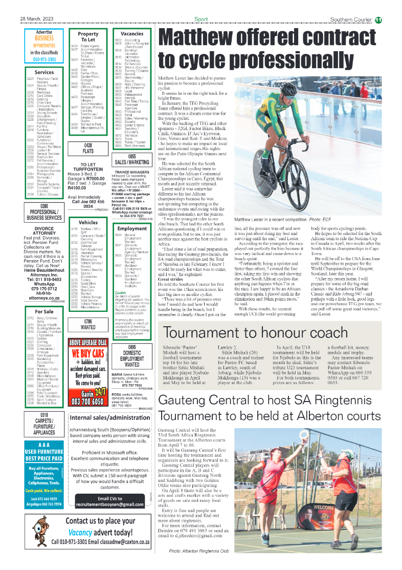 Southern Courier 28 March 2023 page 11