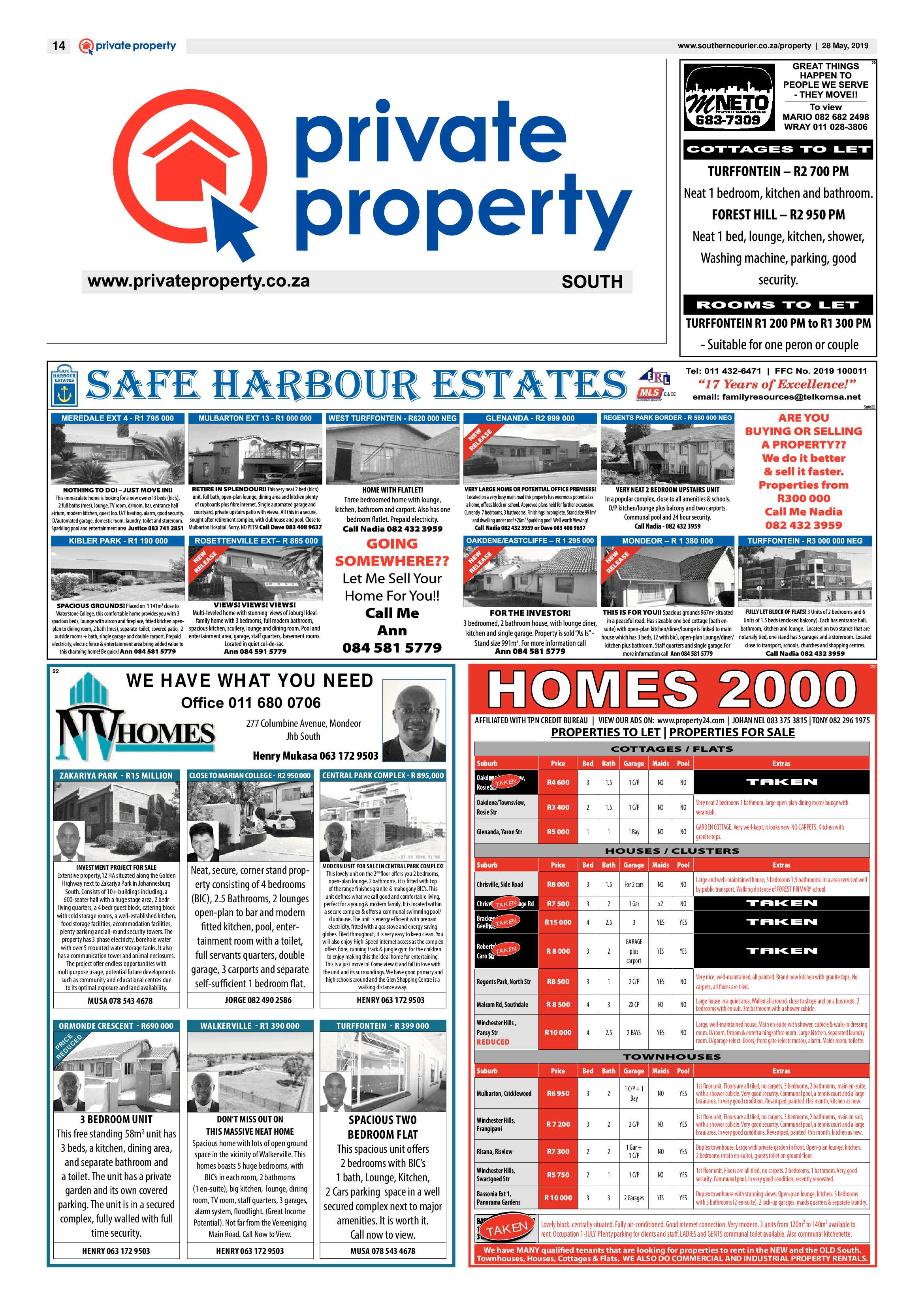 Southern Courier 28 May 2019 page 14