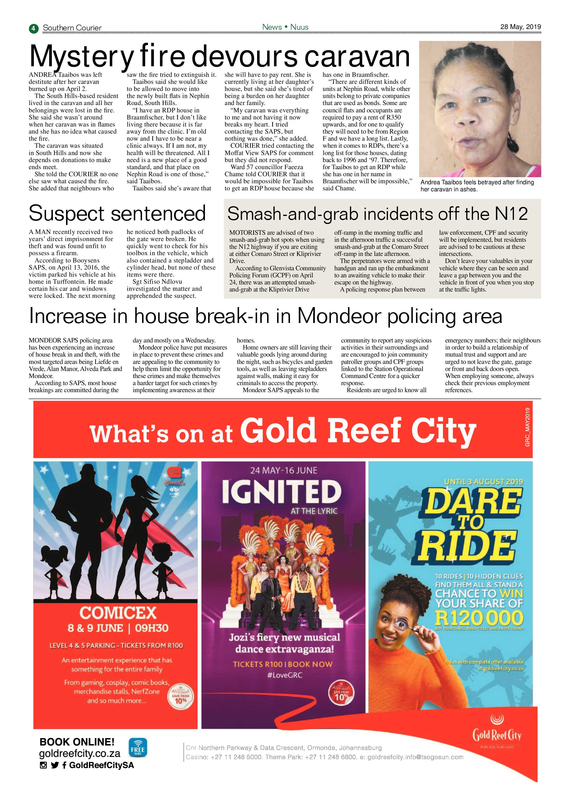 Southern Courier 28 May 2019 page 4
