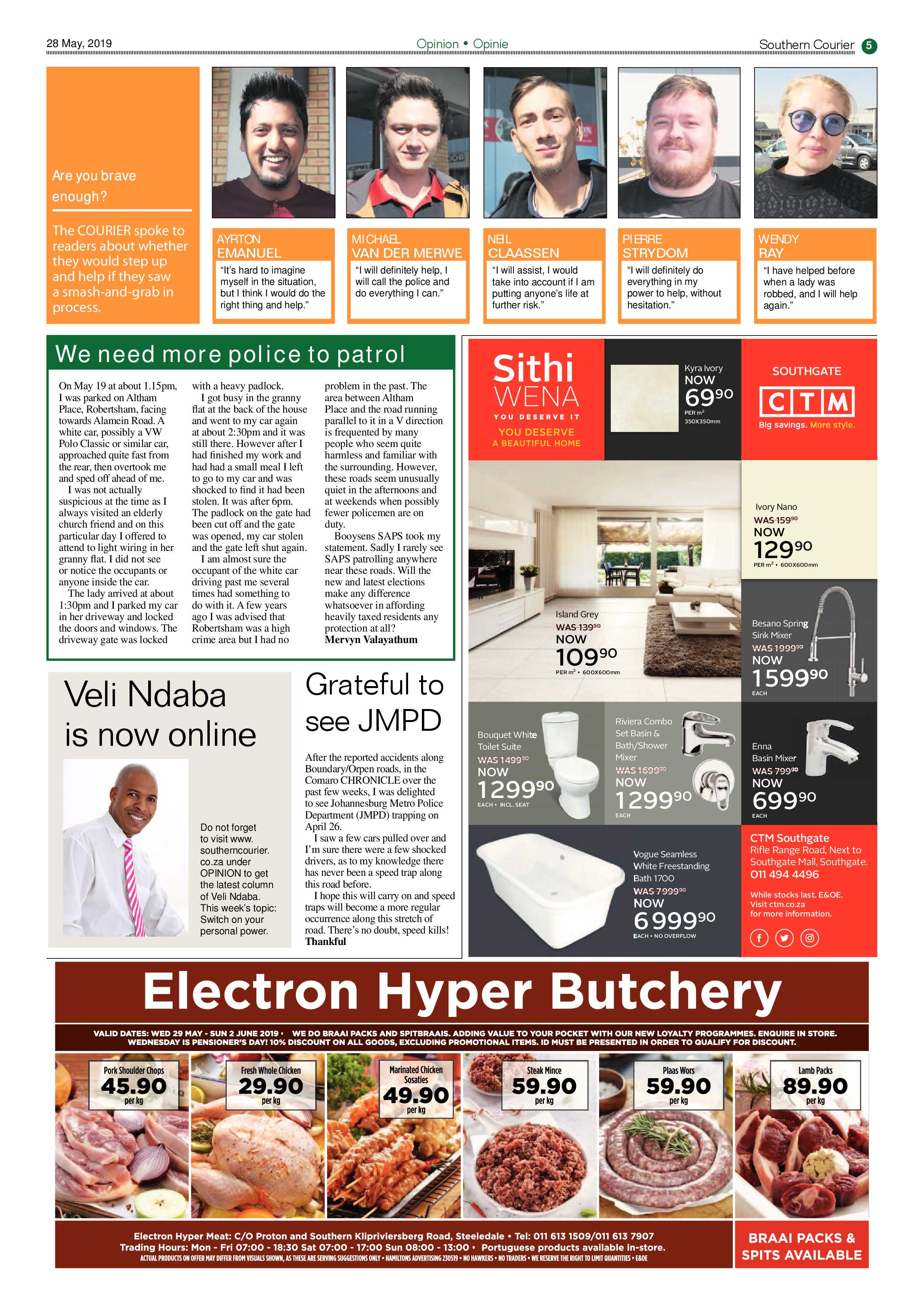 Southern Courier 28 May 2019 page 5