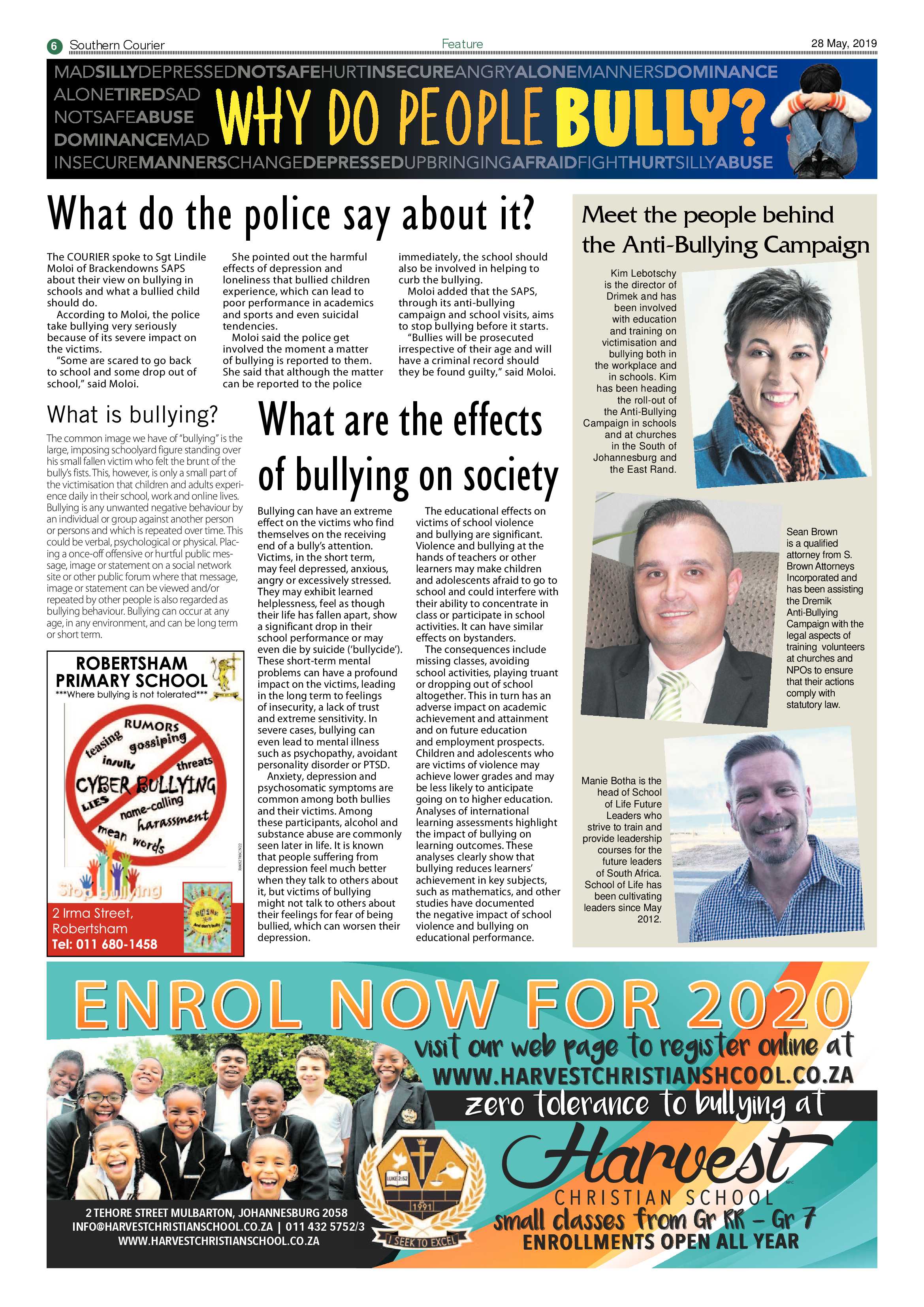 Southern Courier 28 May 2019 page 6