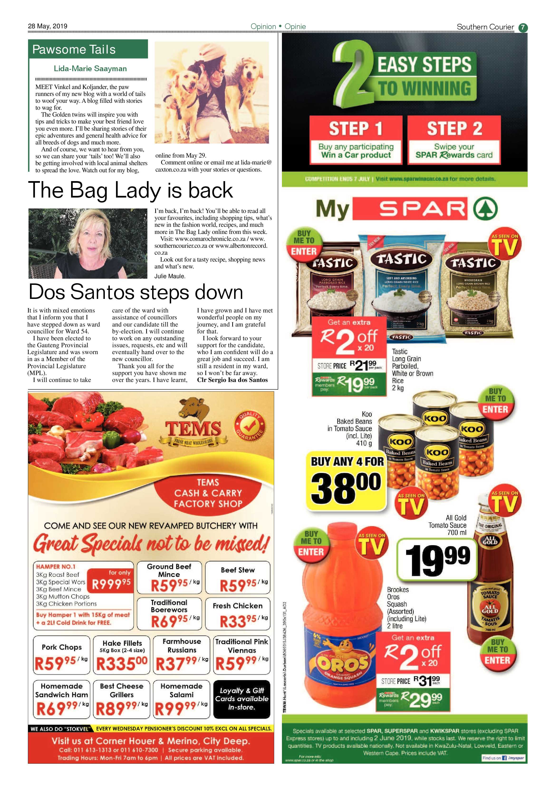 Southern Courier 28 May 2019 page 7