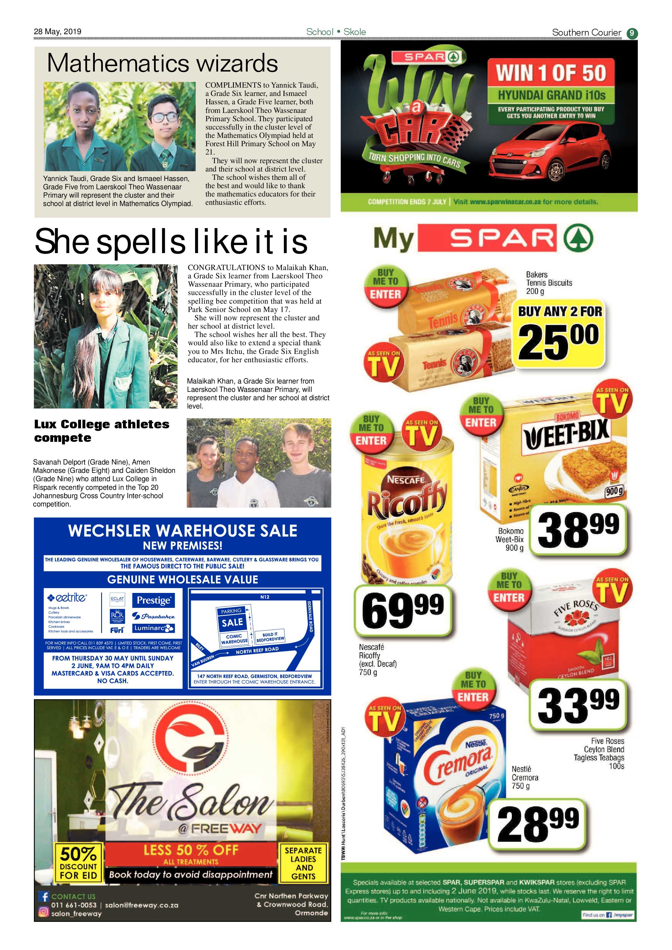 Southern Courier 28 May 2019 page 9