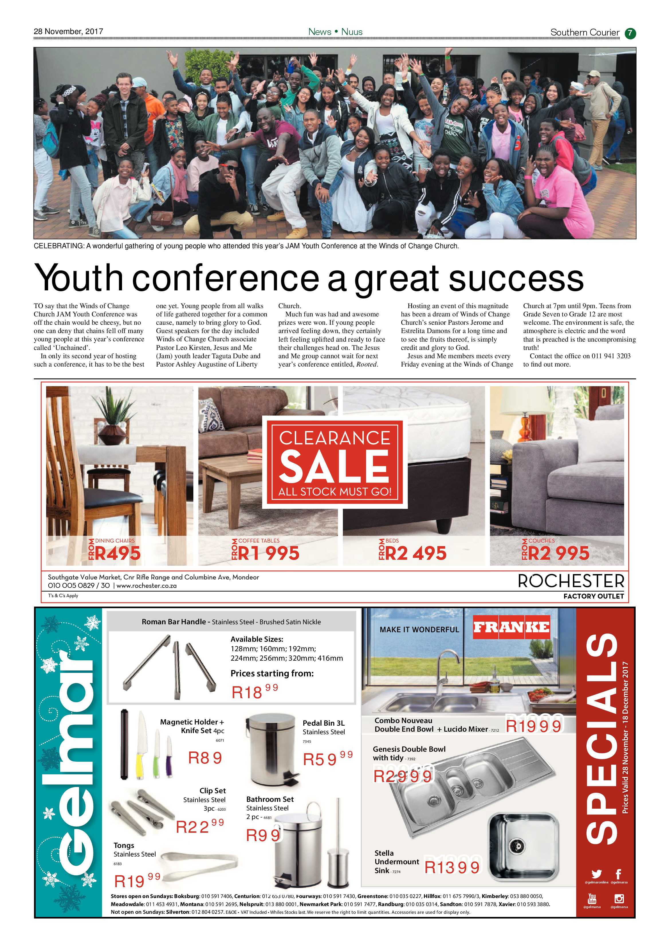 Southern Courier 28 November 2017 page 7