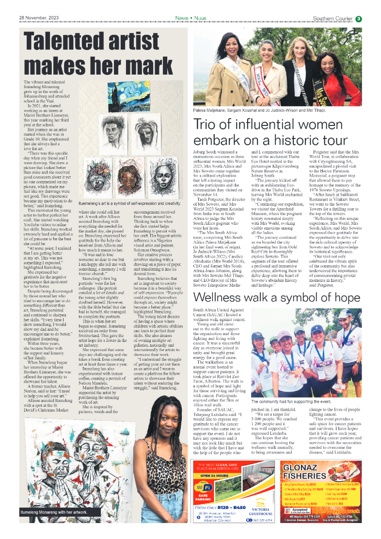 Southern Courier 28 November 2023 page 3