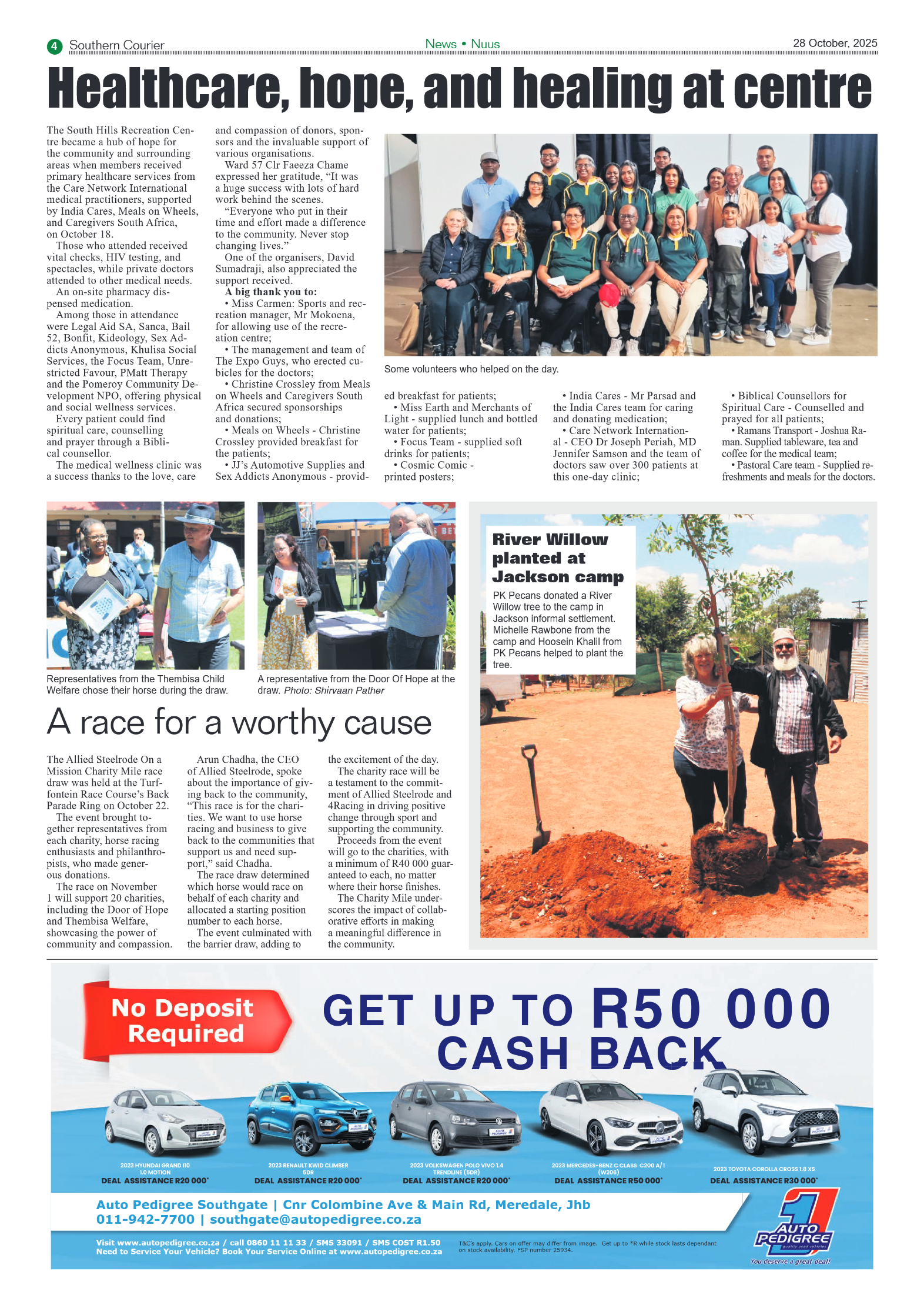 Southern Courier 28 October 2025 page 4