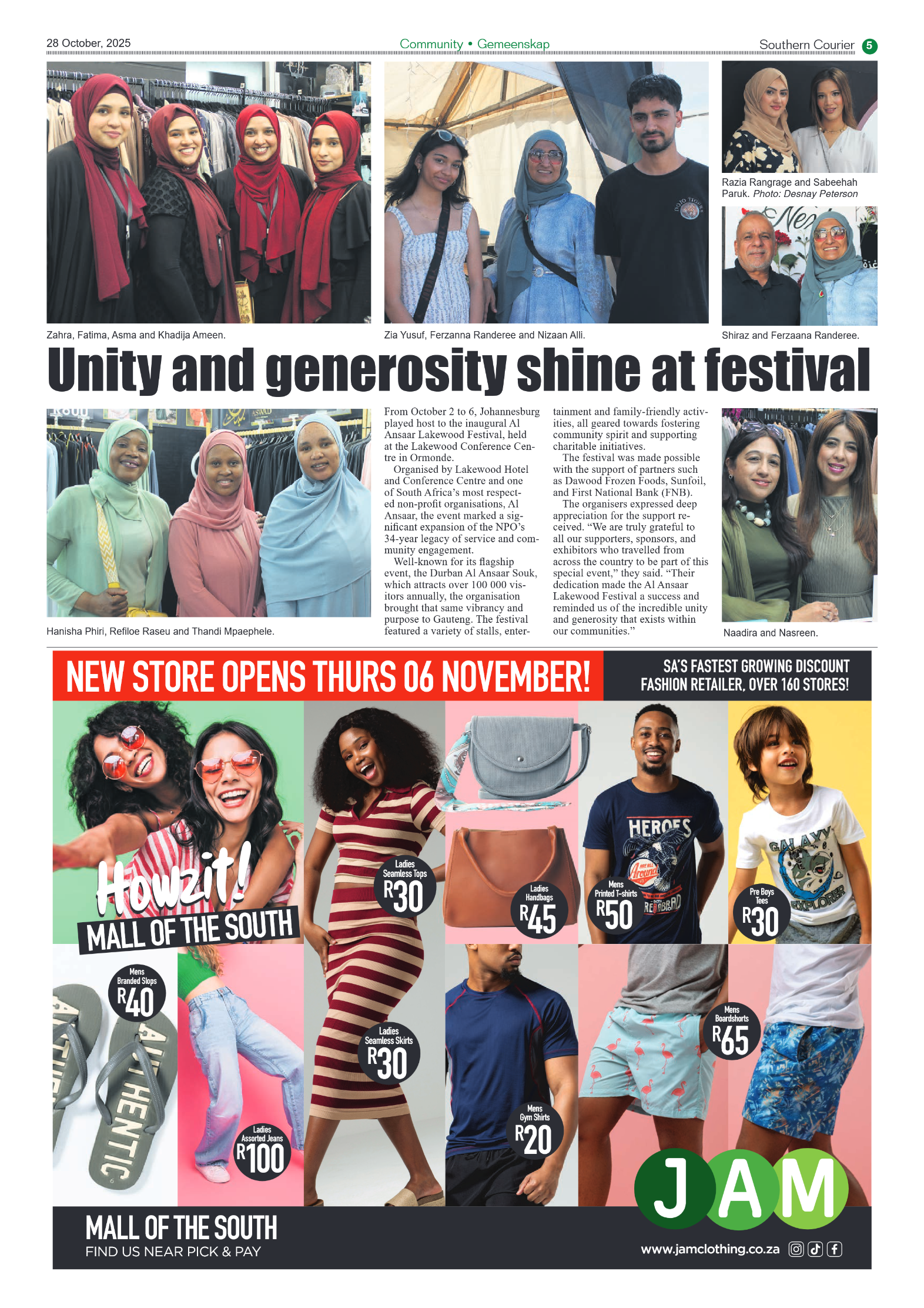 Southern Courier 28 October 2025 page 5