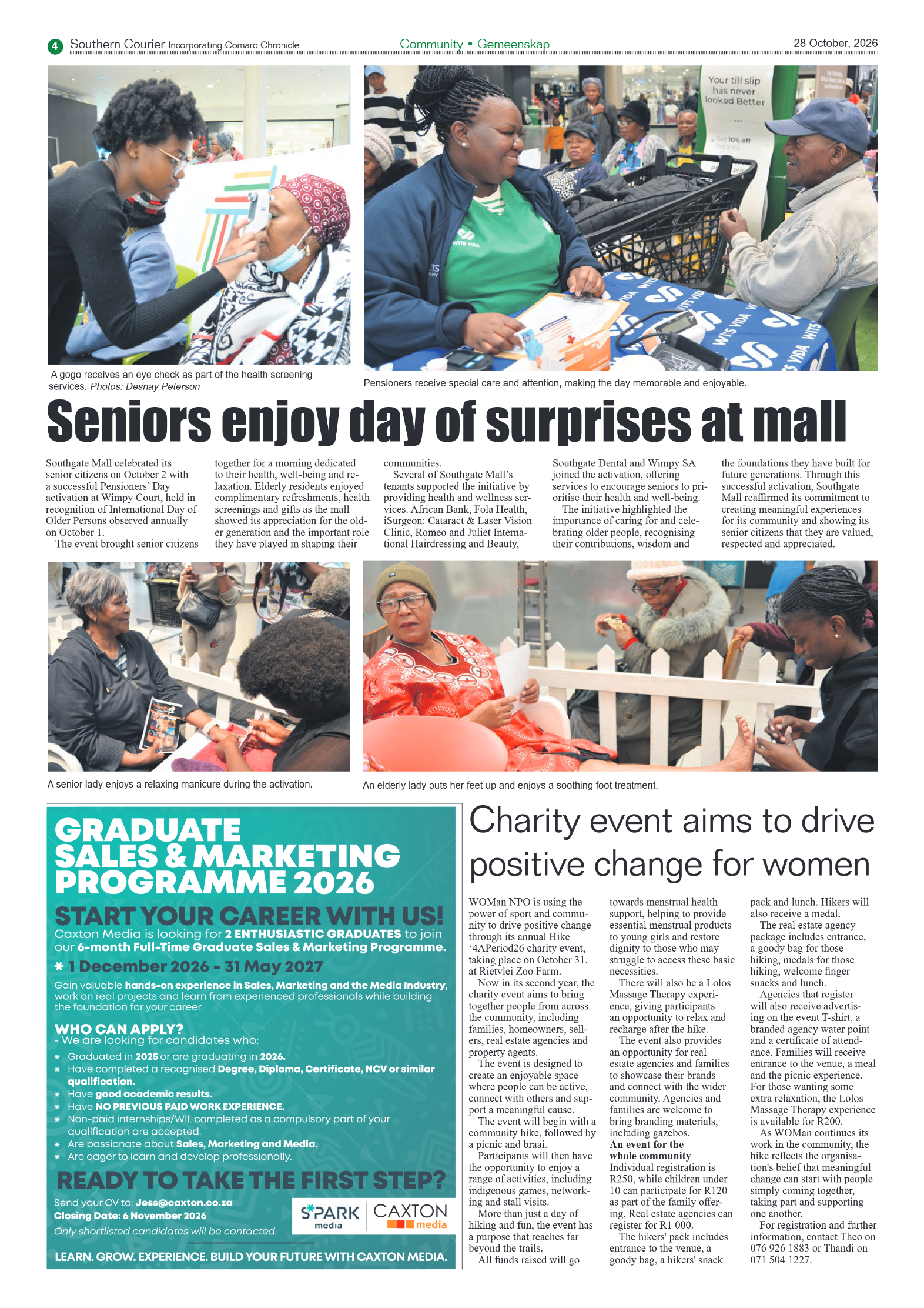 Southern Courier 28 October 2026 page 4