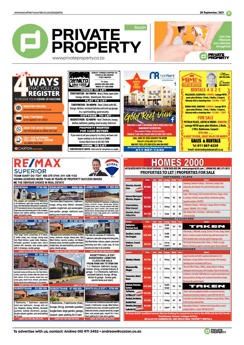 Southern Courier 28 September 2021 page 11