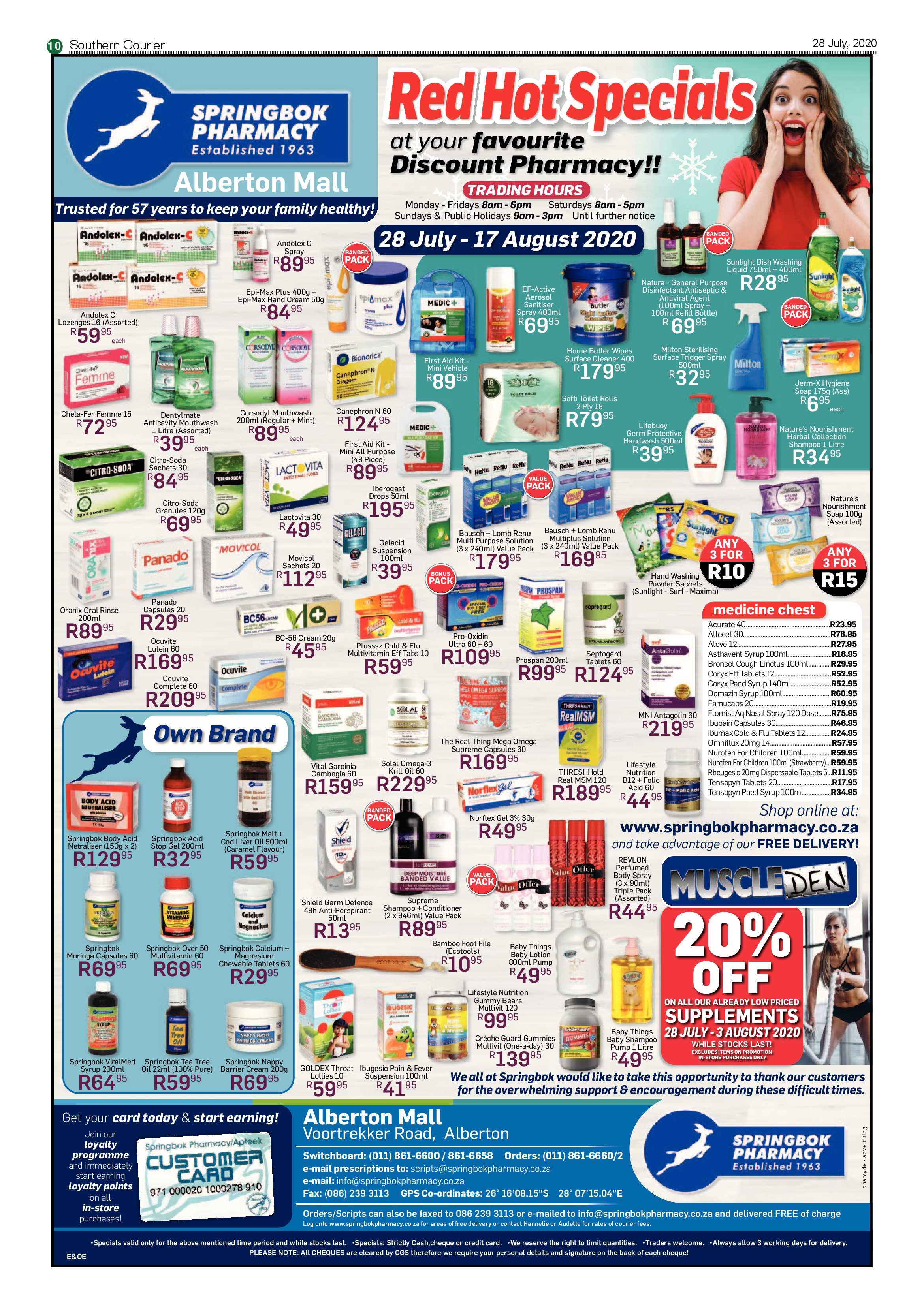 Southern Courier 28 July 2020 page 10