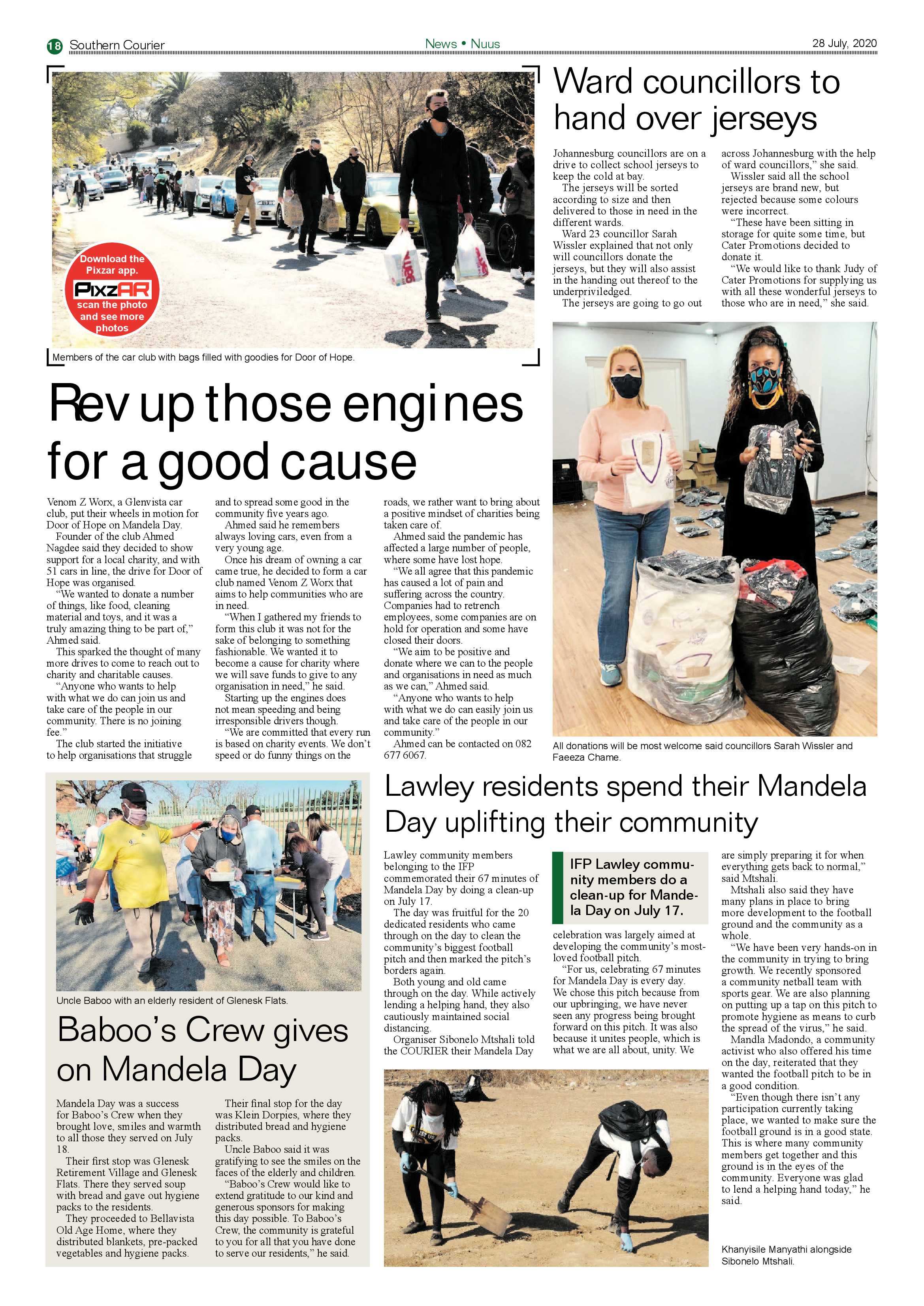 Southern Courier 28 July 2020 page 18