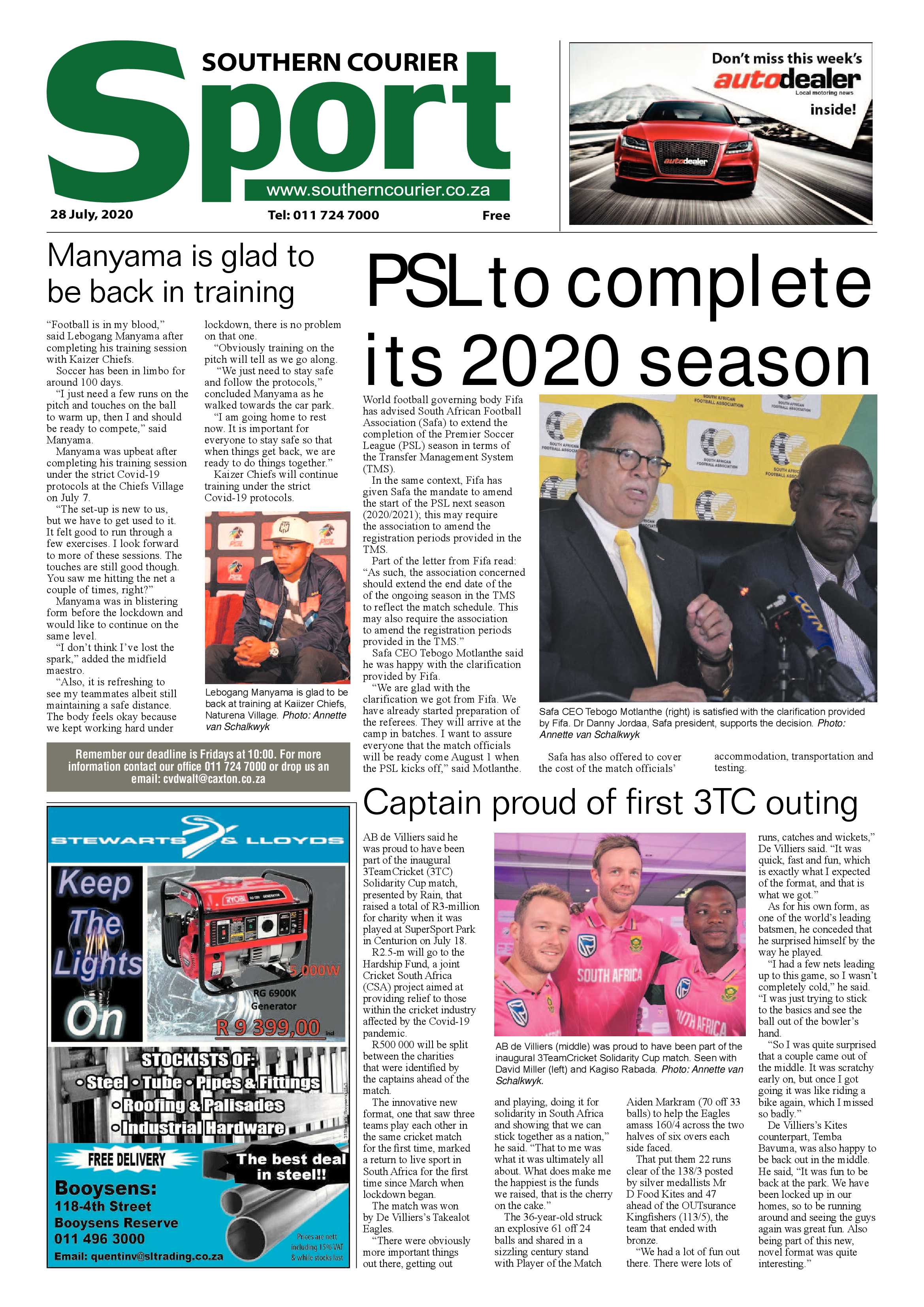 Southern Courier 28 July 2020 page 24