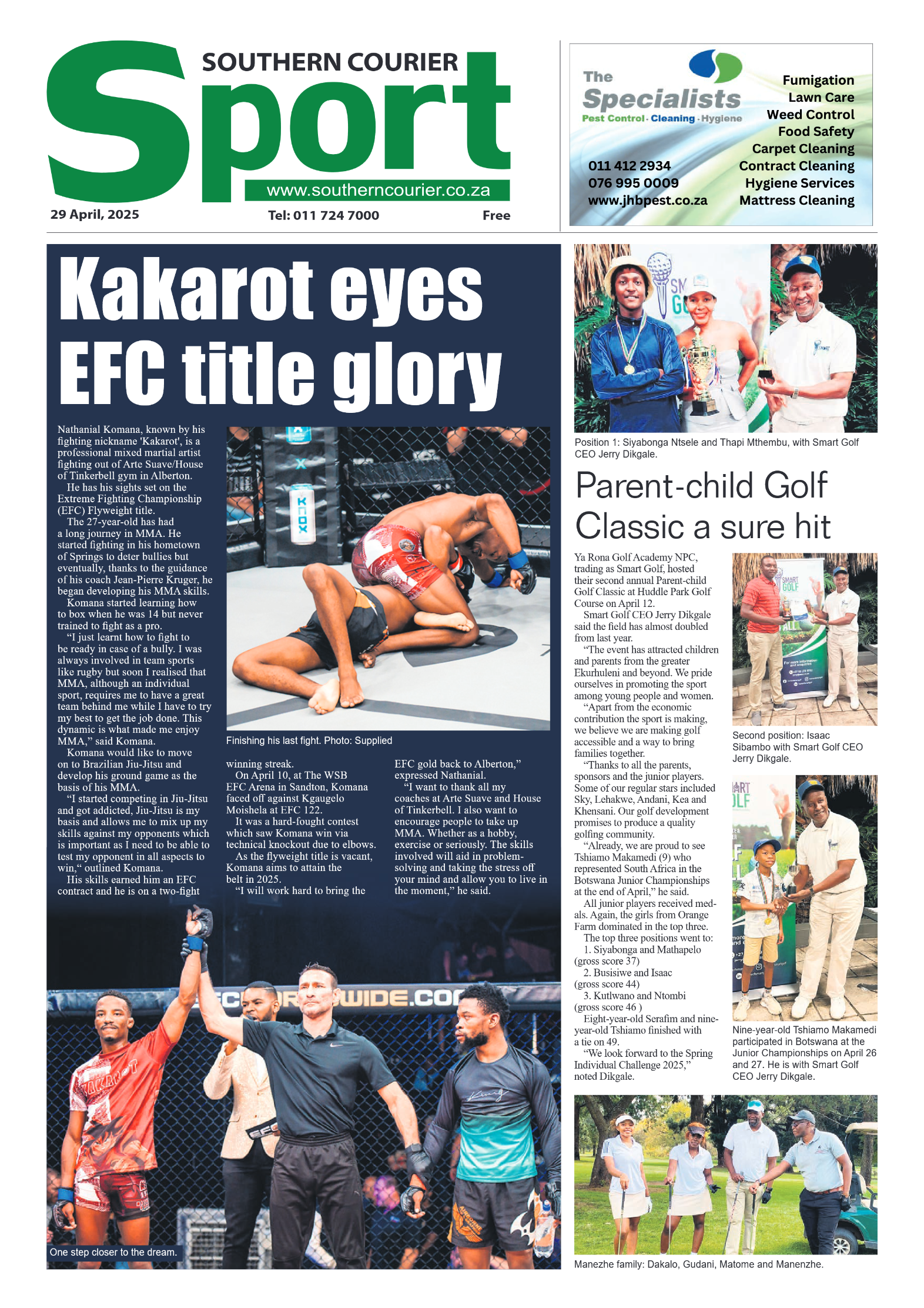 Southern Courier 29 April 2025 page 8