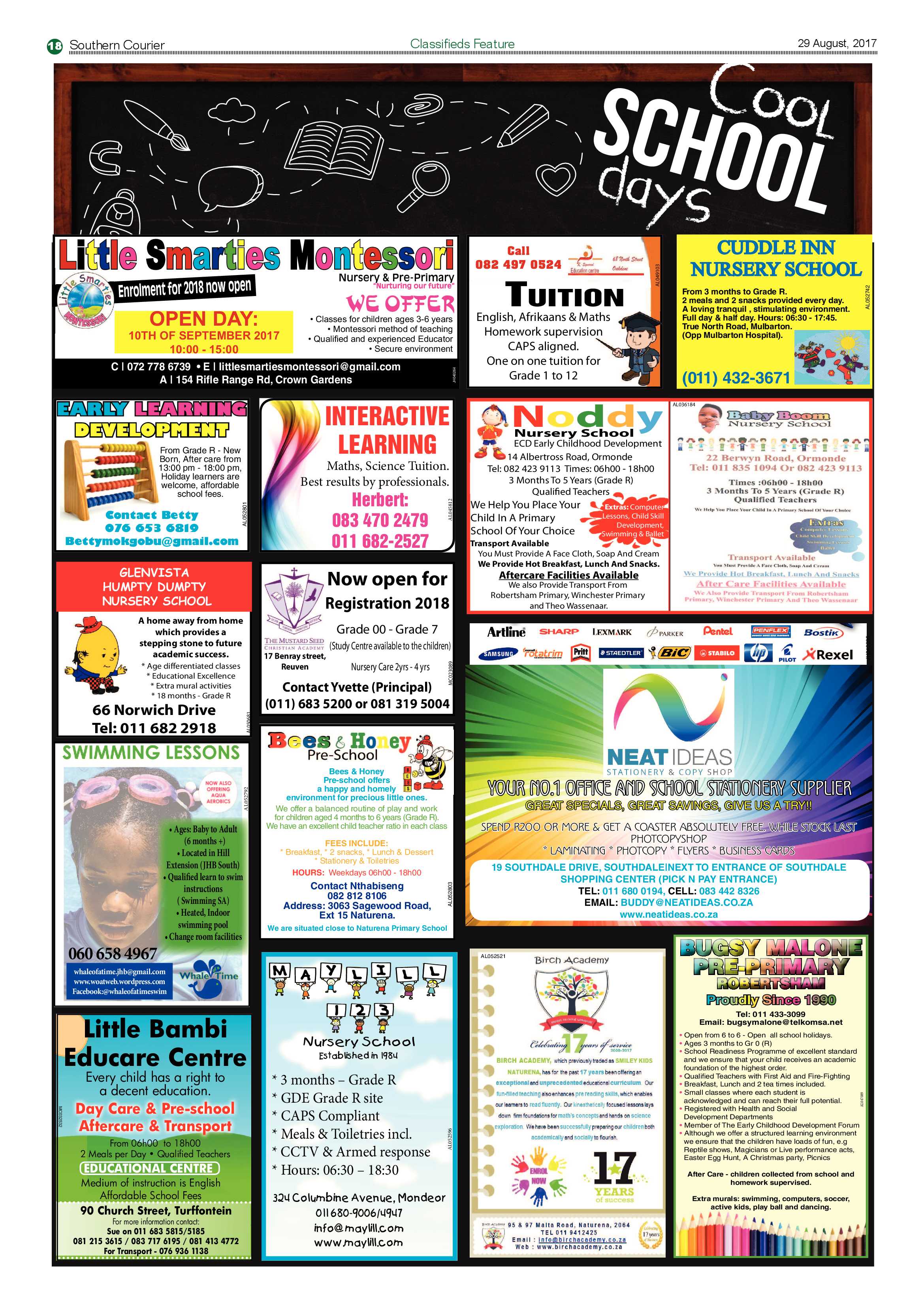Southern Courier 29 August 2017 page 18