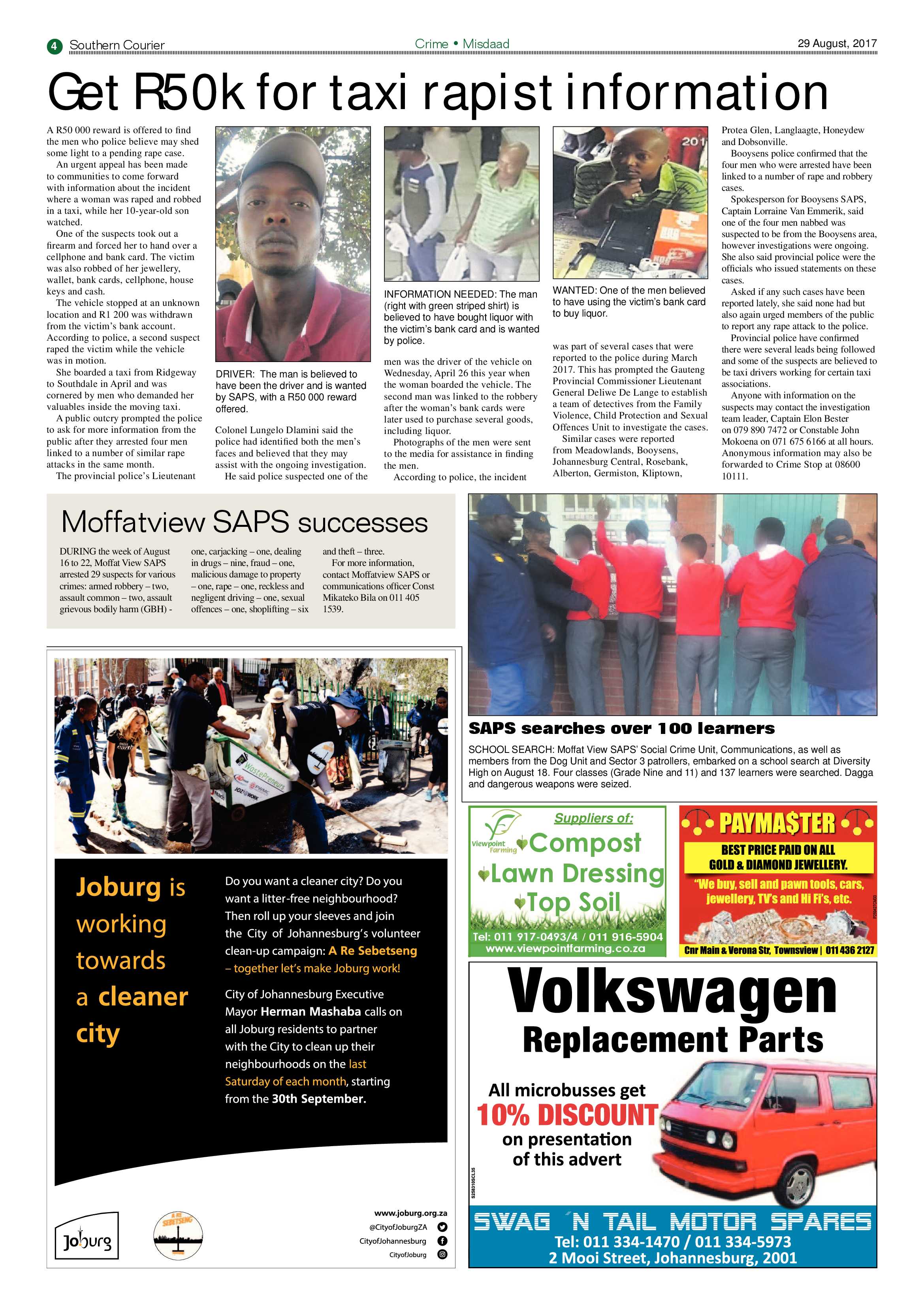 Southern Courier 29 August 2017 page 4