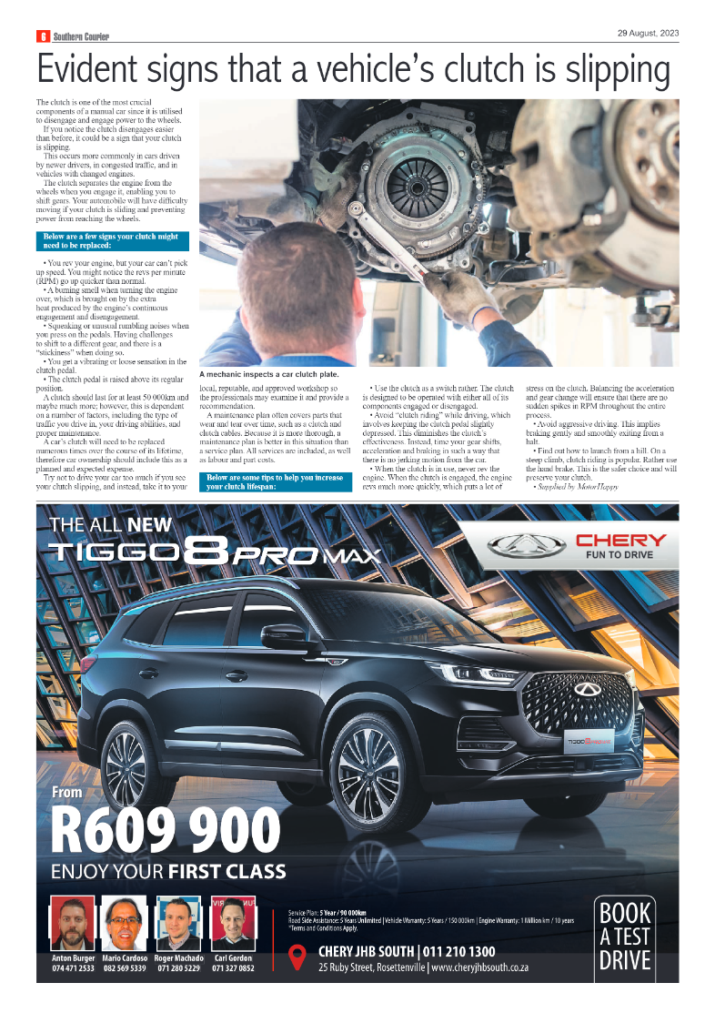 Southern Courier 29 August 2023 page 6