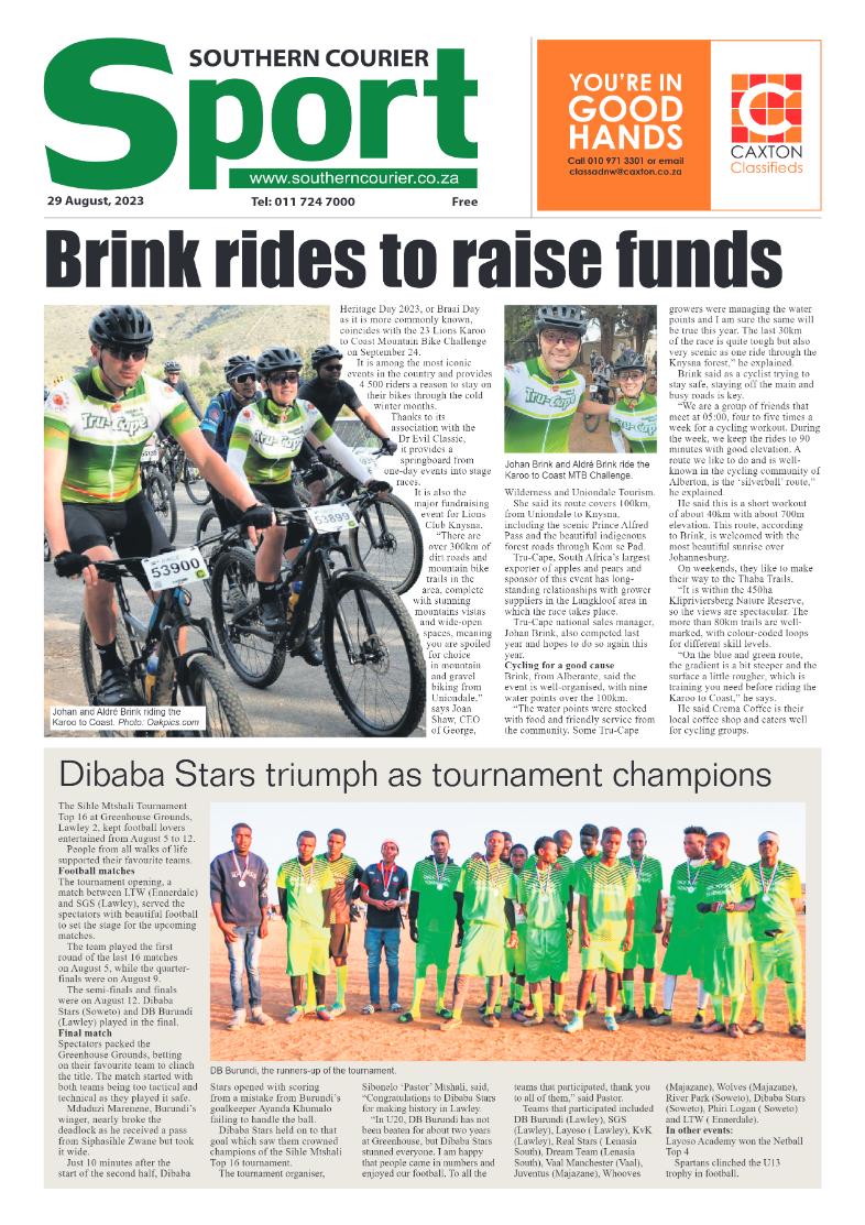 Southern Courier 29 August 2023 page 8