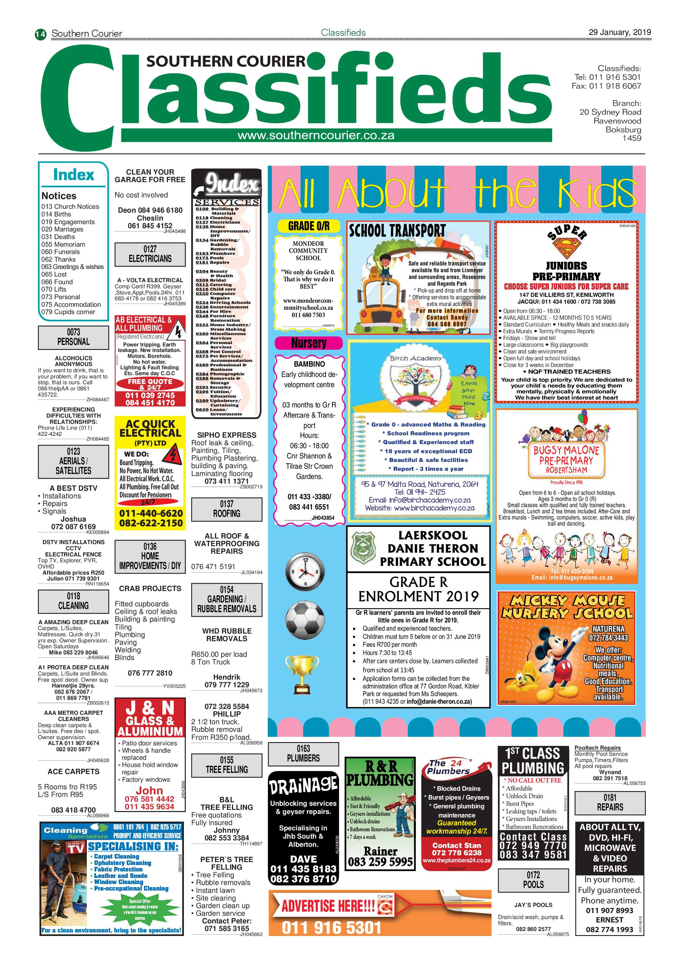 Southern Courier 29 January 2019 page 14