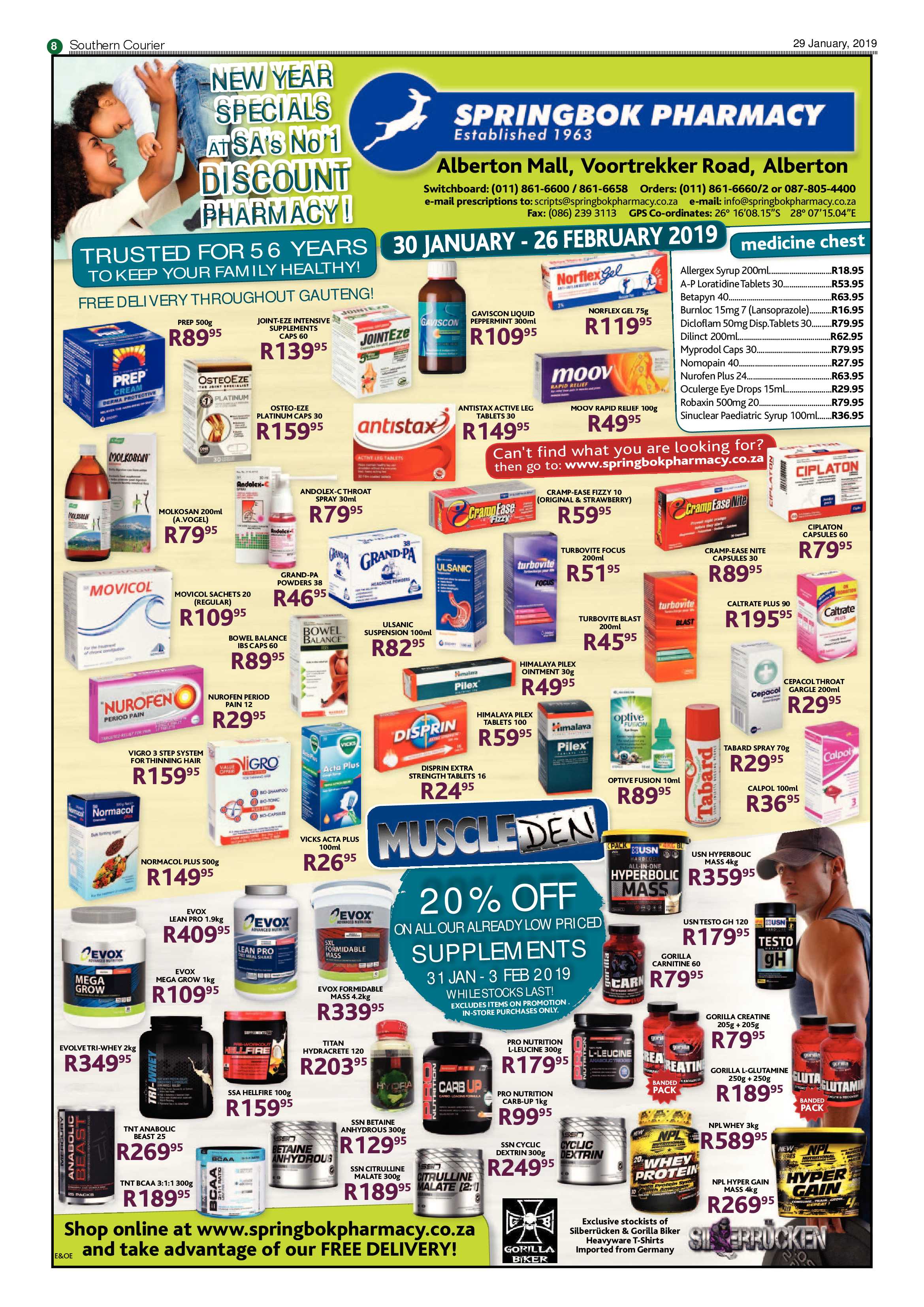 Southern Courier 29 January 2019 page 8