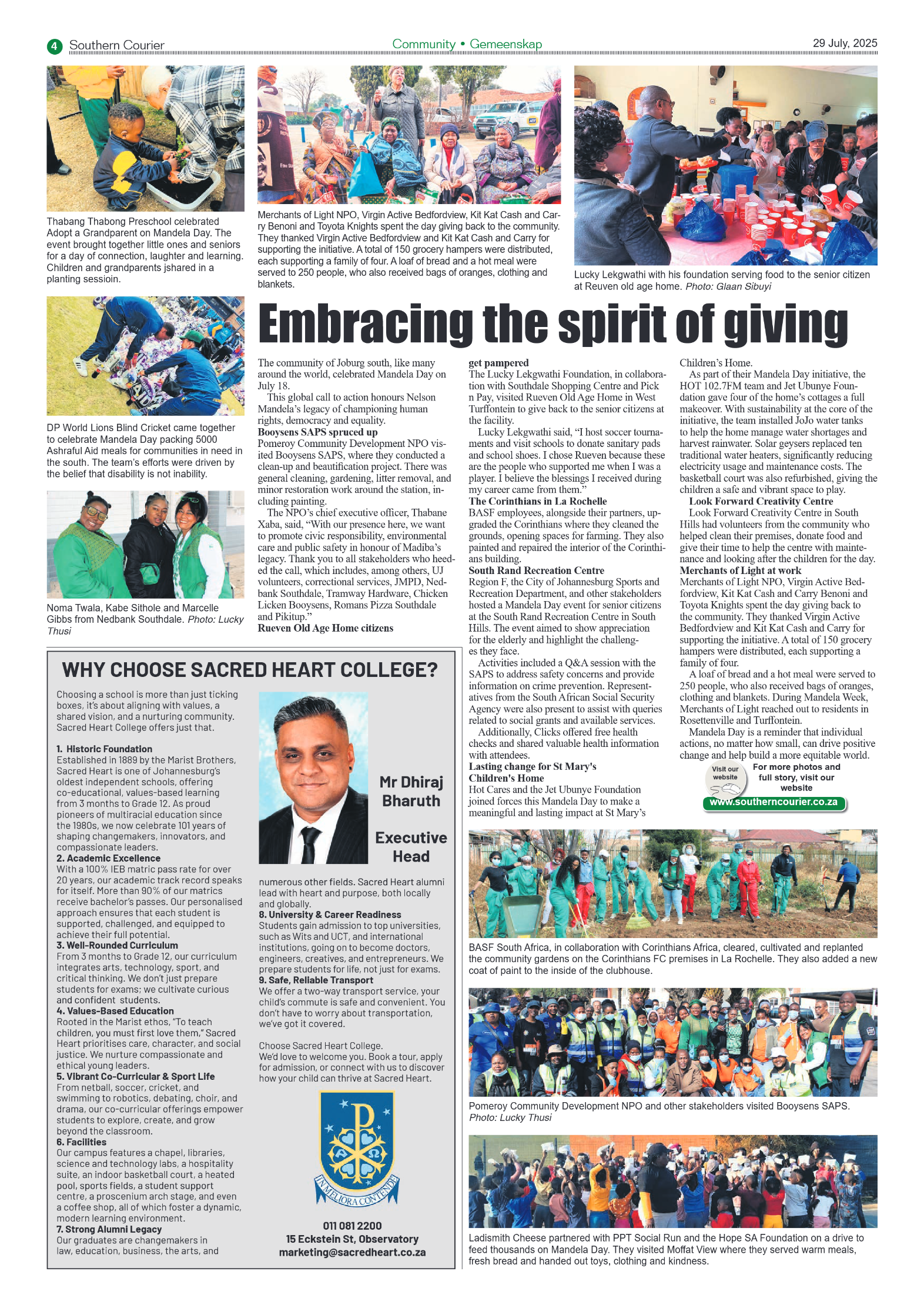 Southern Courier 29 July 2025 page 4