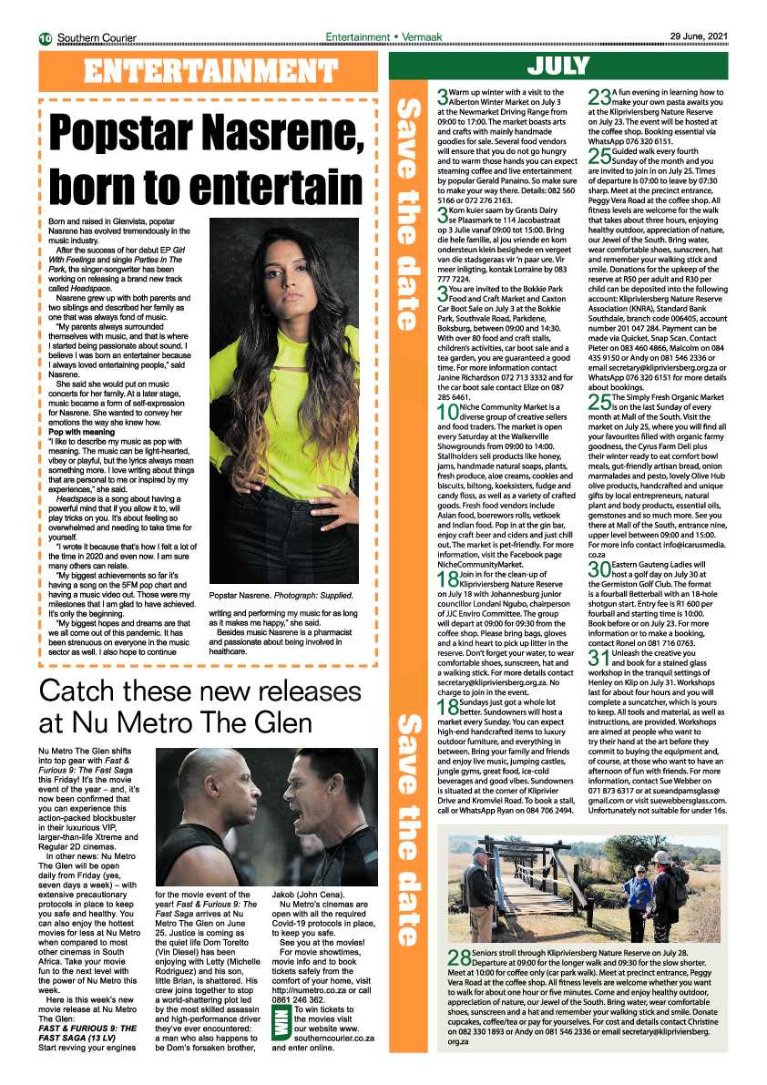 Southern Courier 29 June 2021 page 10