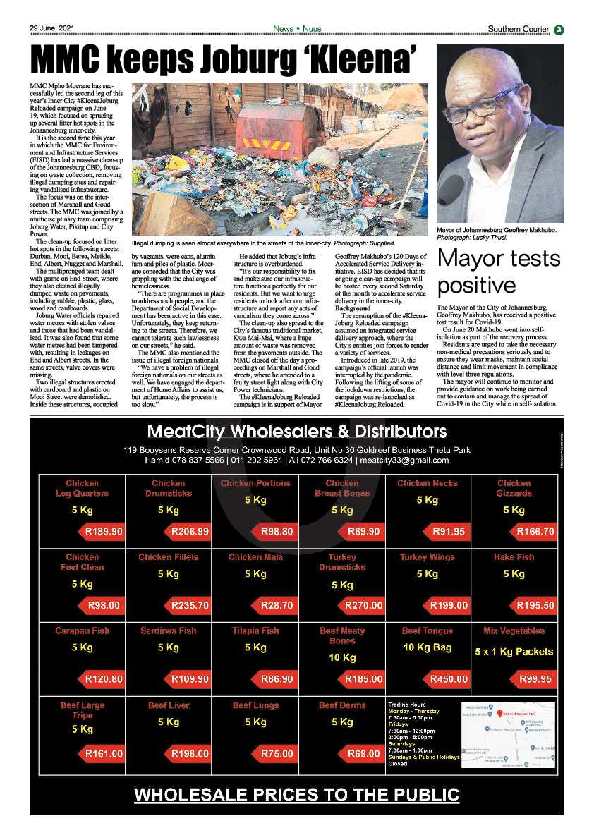 Southern Courier 29 June 2021 page 3