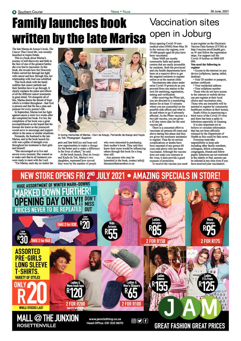 Southern Courier 29 June 2021 page 6
