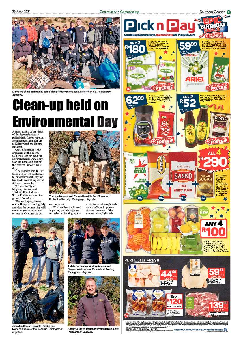 Southern Courier 29 June 2021 page 9