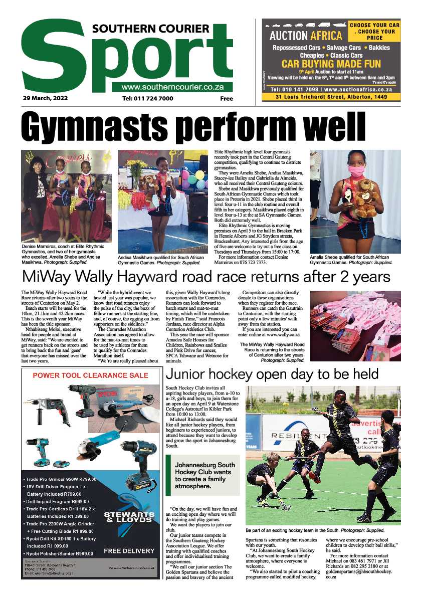 Southern Courier 29 March 2022 page 12
