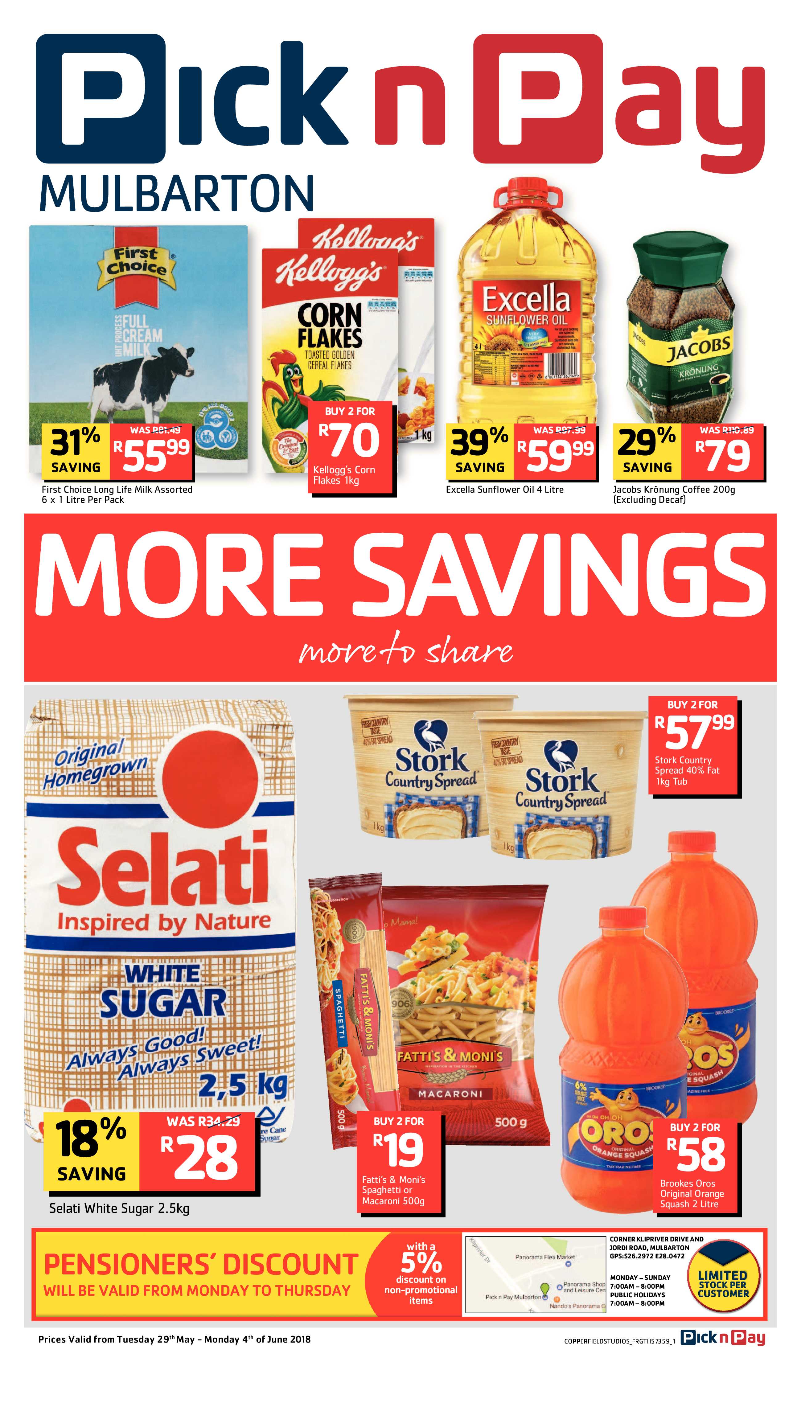Southern Courier 29 May 2018 page 1