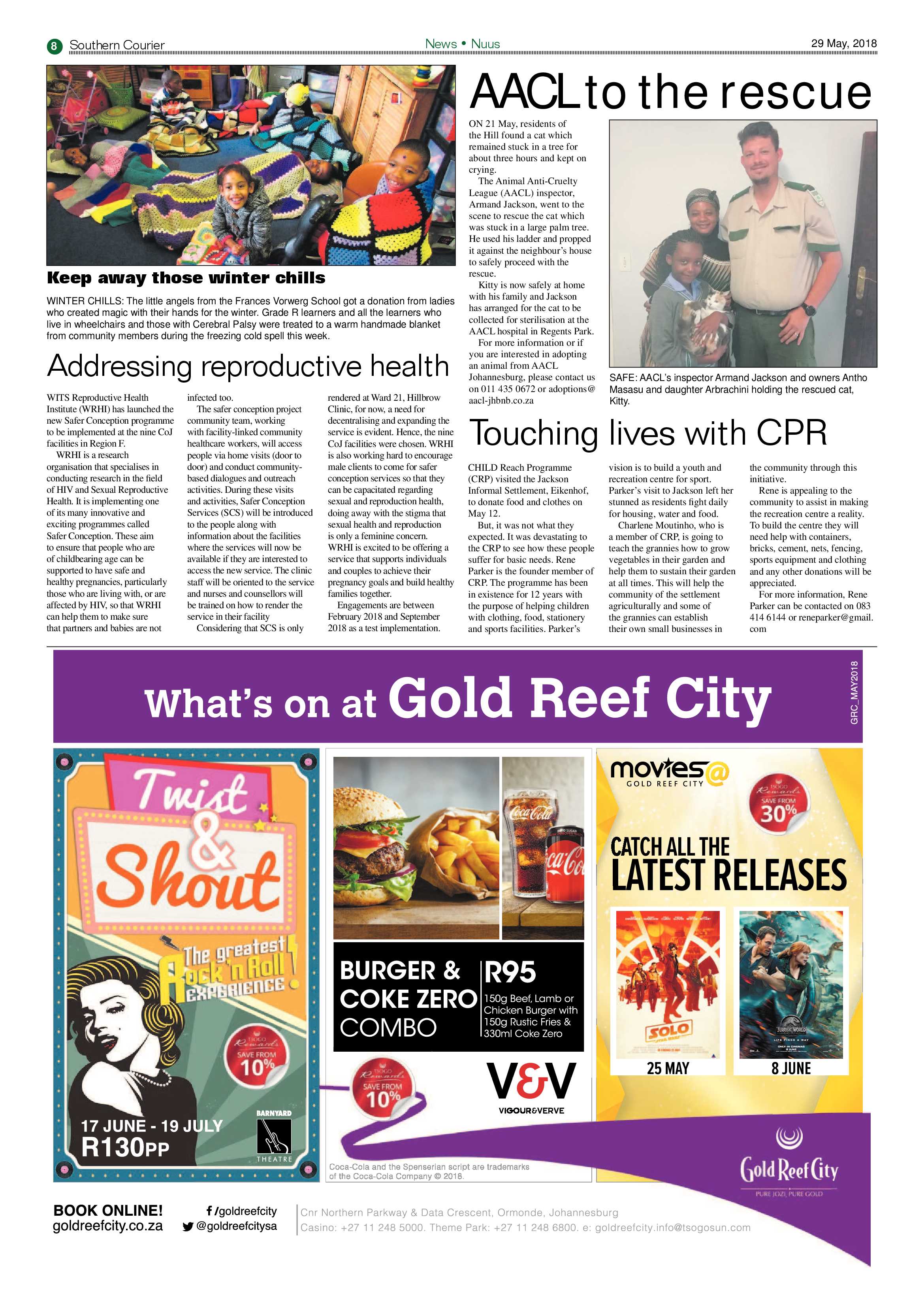 Southern Courier 29 May 2018 page 10