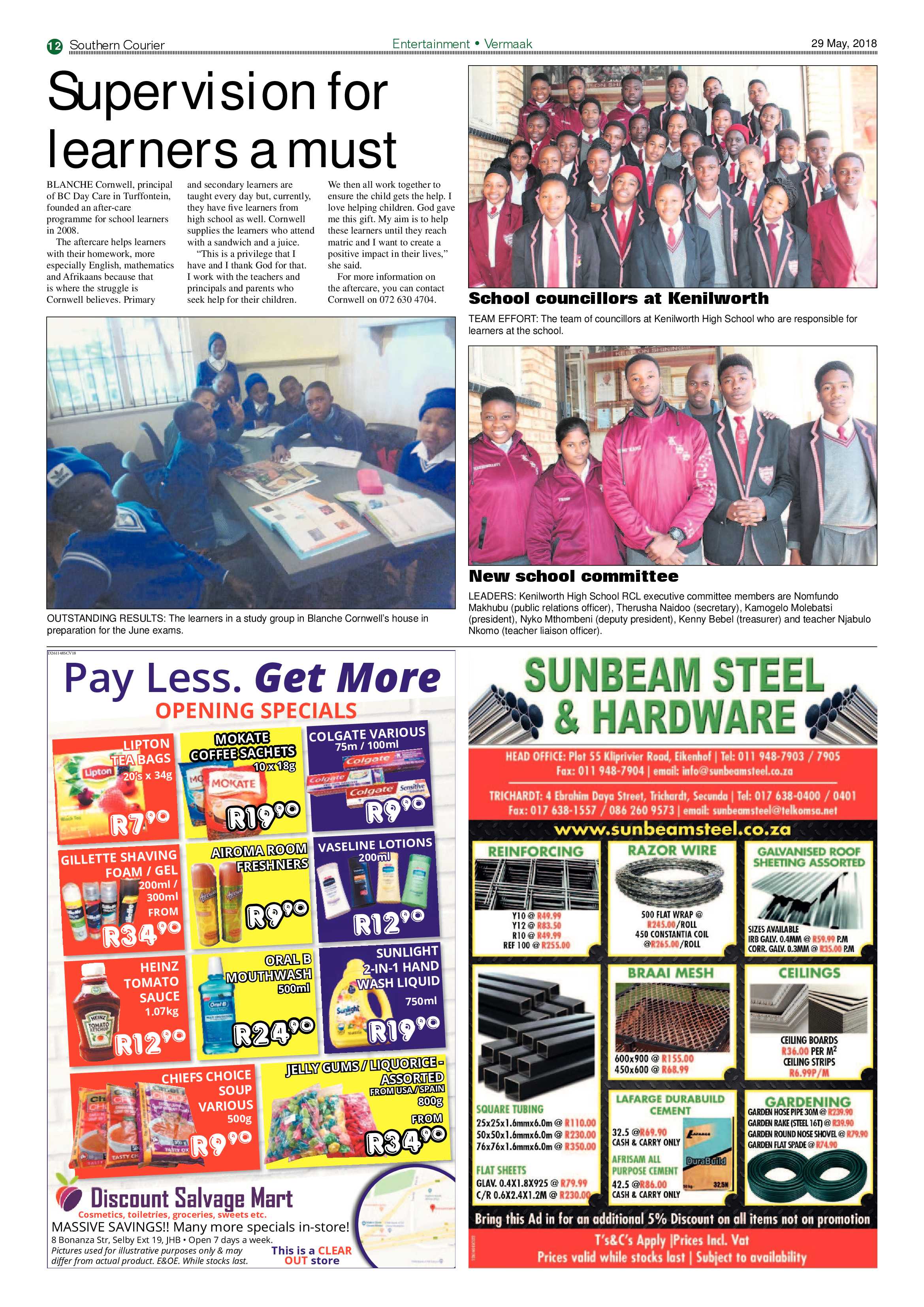 Southern Courier 29 May 2018 page 14