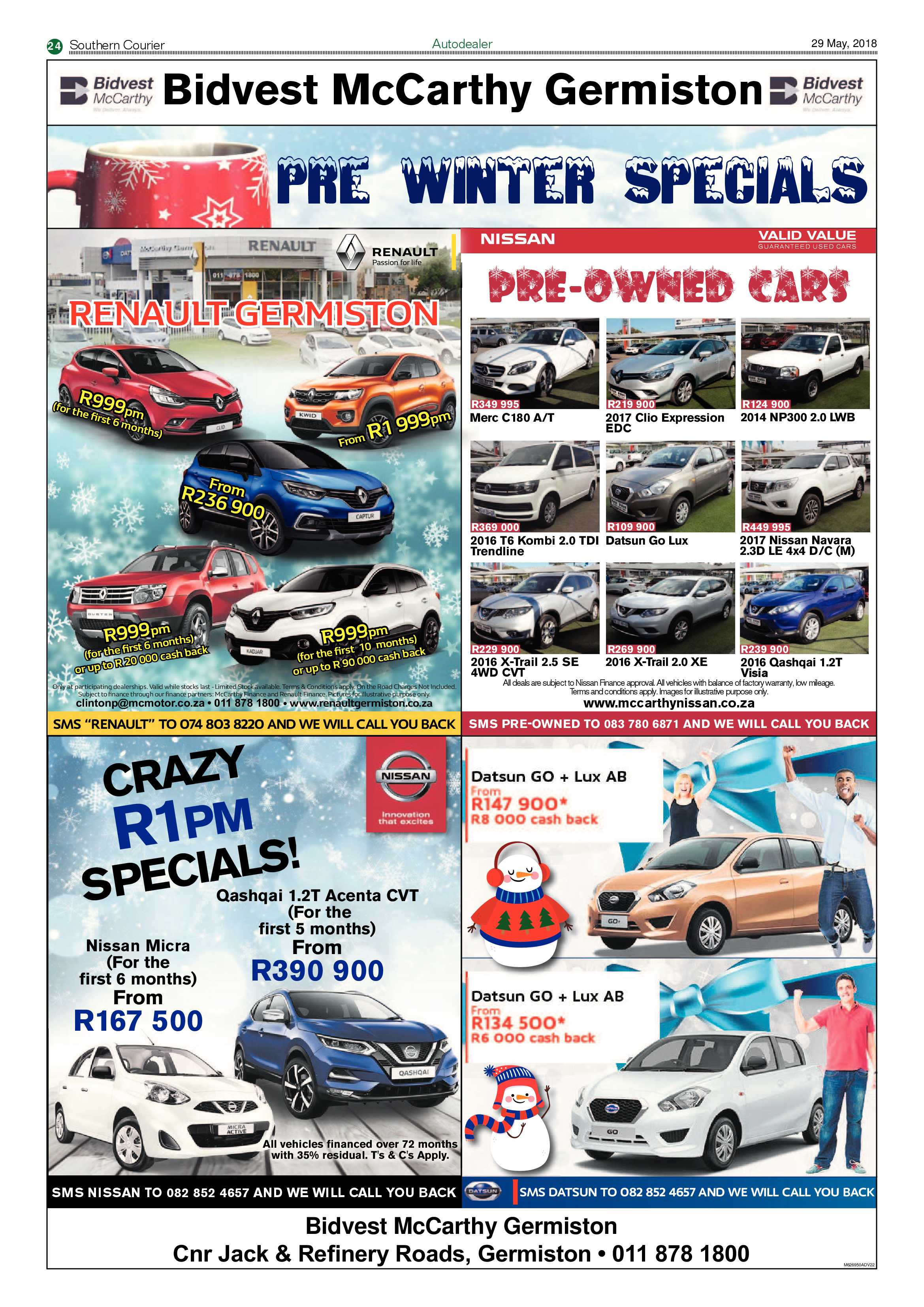 Southern Courier 29 May 2018 page 26
