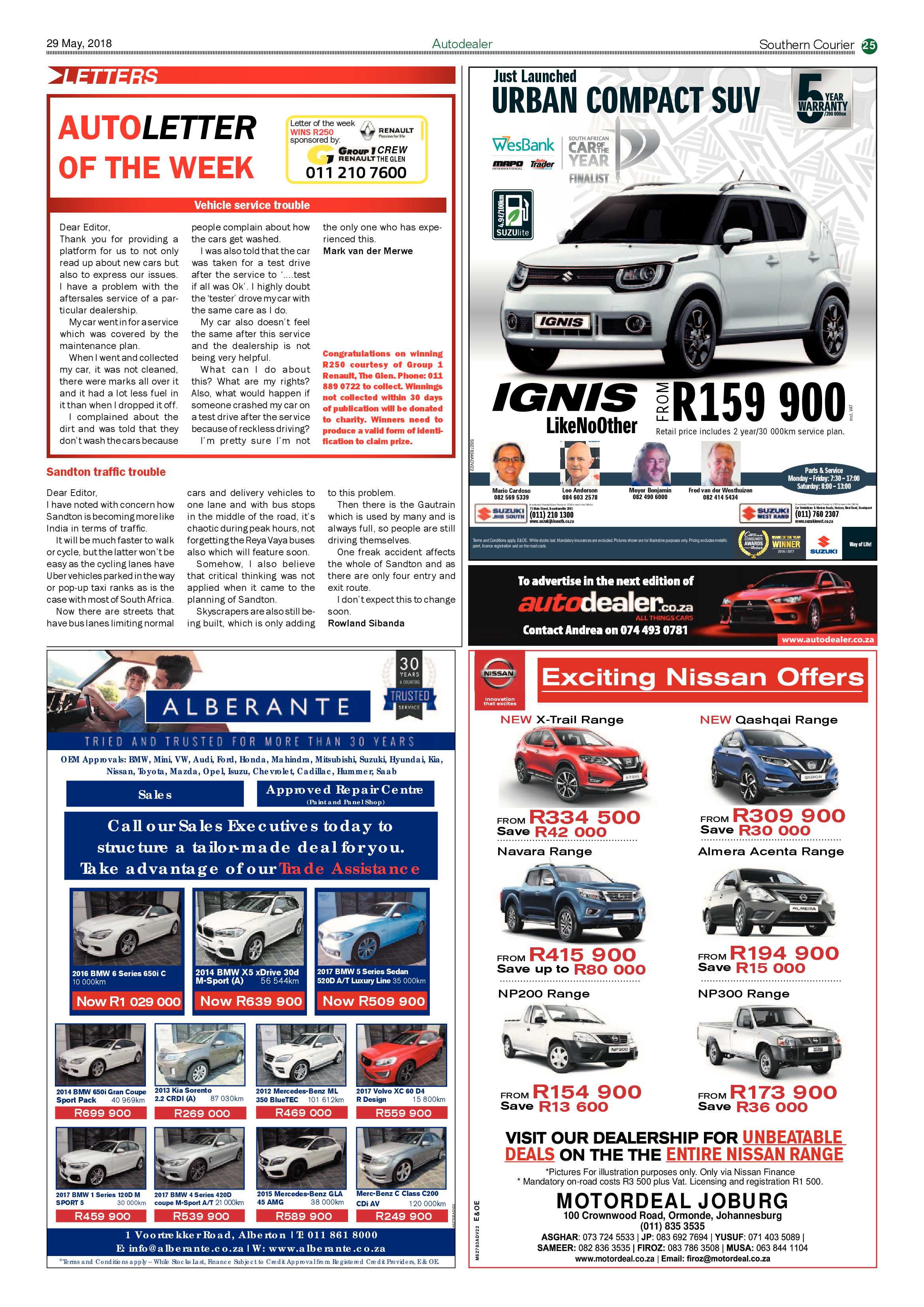 Southern Courier 29 May 2018 page 27