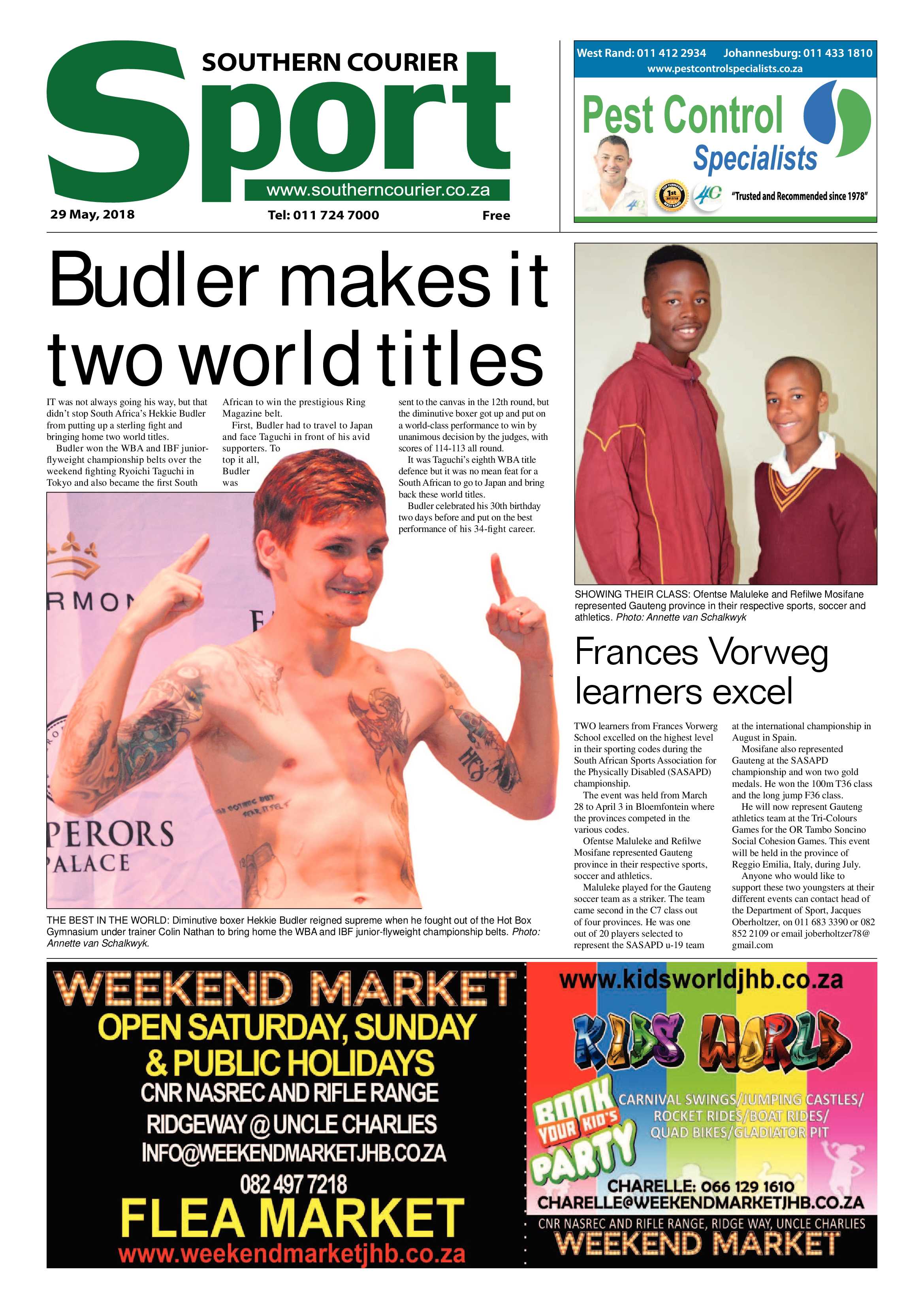 Southern Courier 29 May 2018 page 30