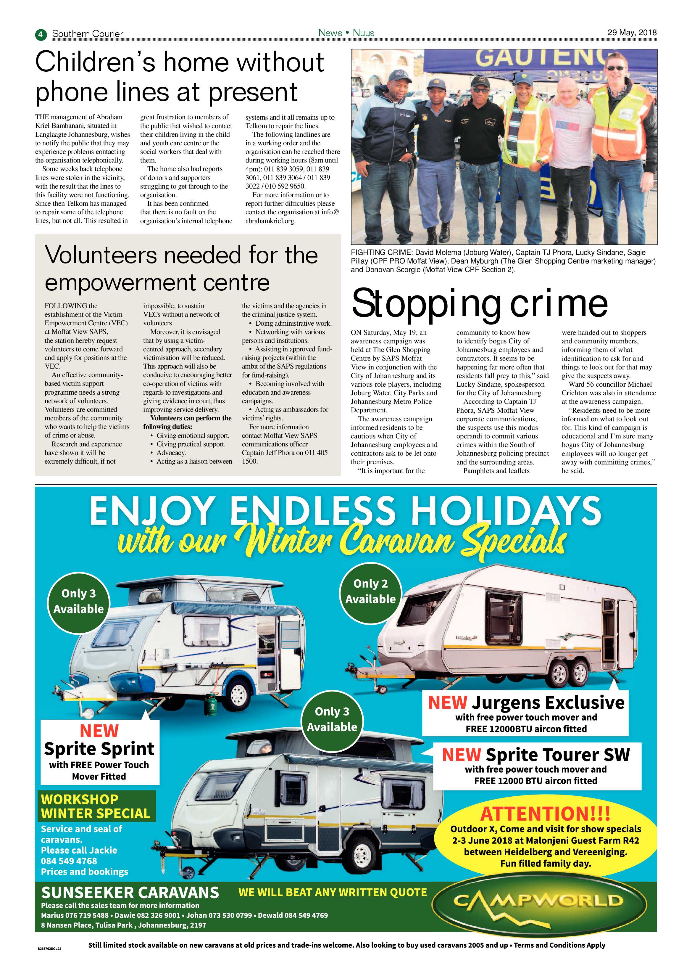 Southern Courier 29 May 2018 page 6