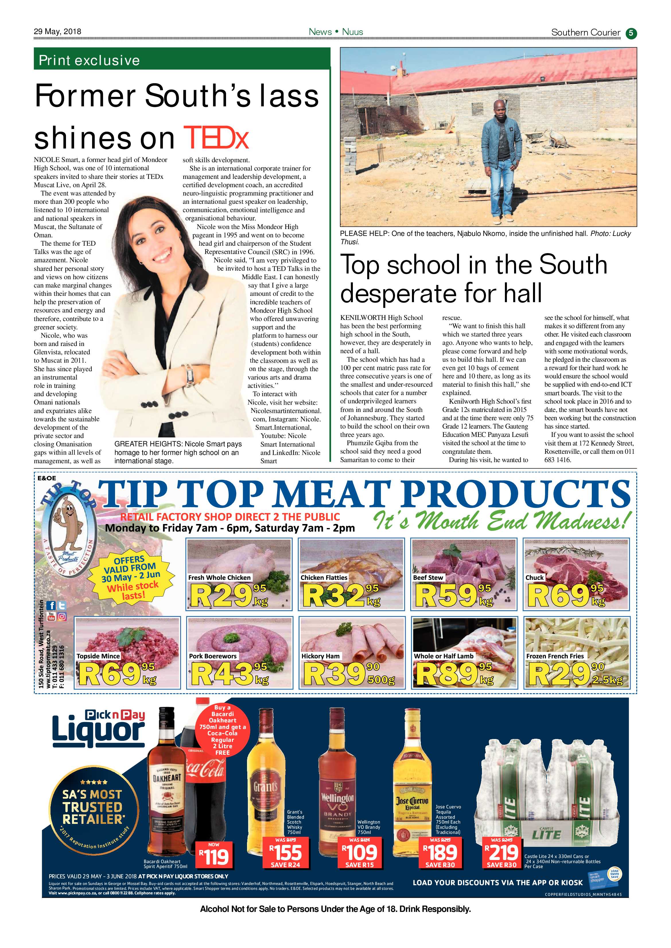 Southern Courier 29 May 2018 page 7