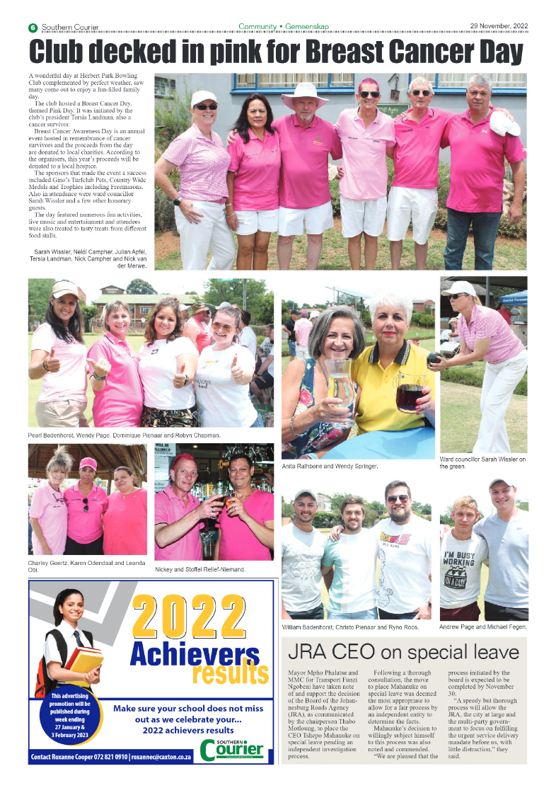 Southern Courier 29 Nov 2022 page 6