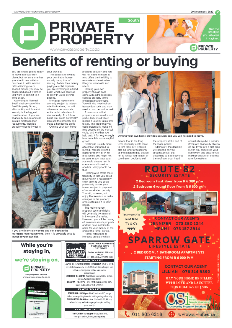 Southern Courier 29 Nov 2022 page 7