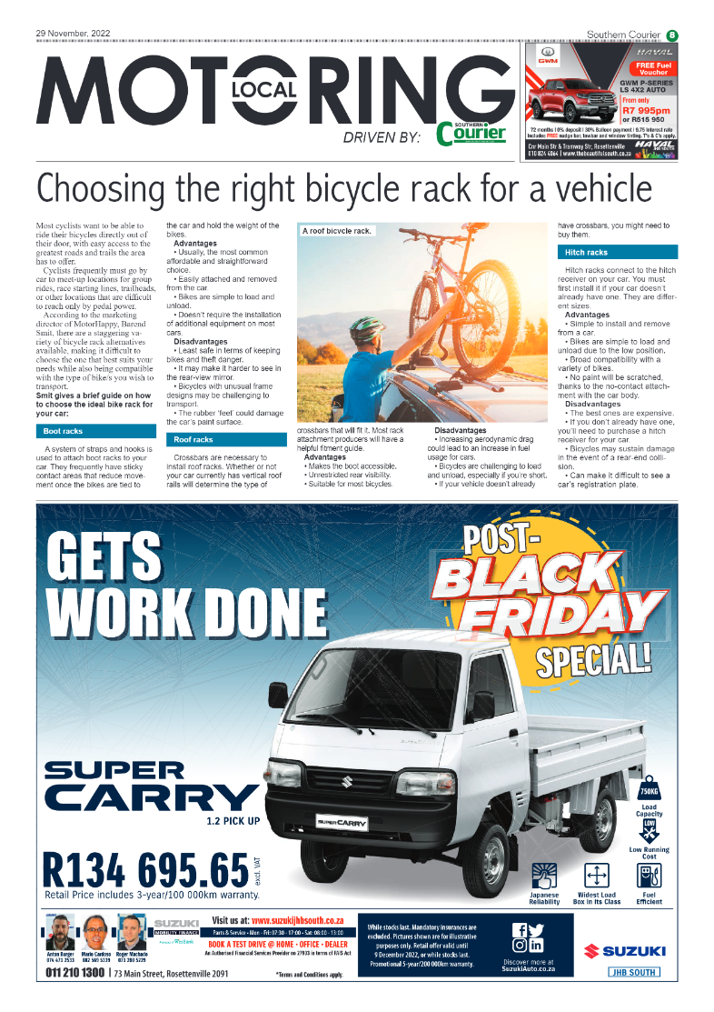 Southern Courier 29 Nov 2022 page 8