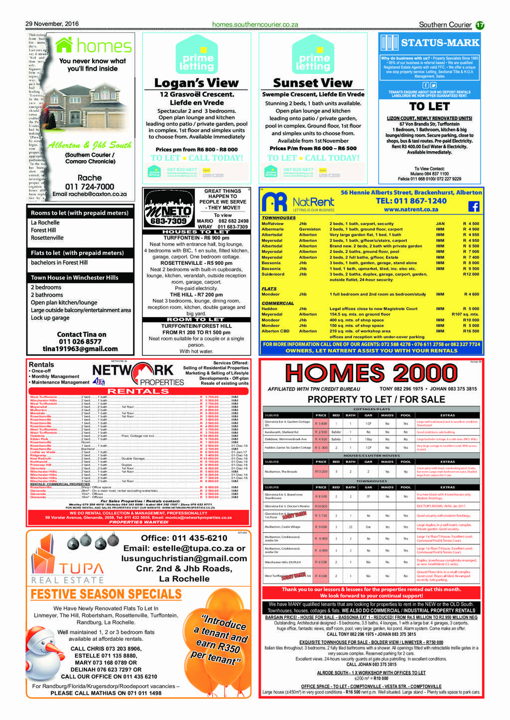 Southern Courier 29 November 2016 page 17